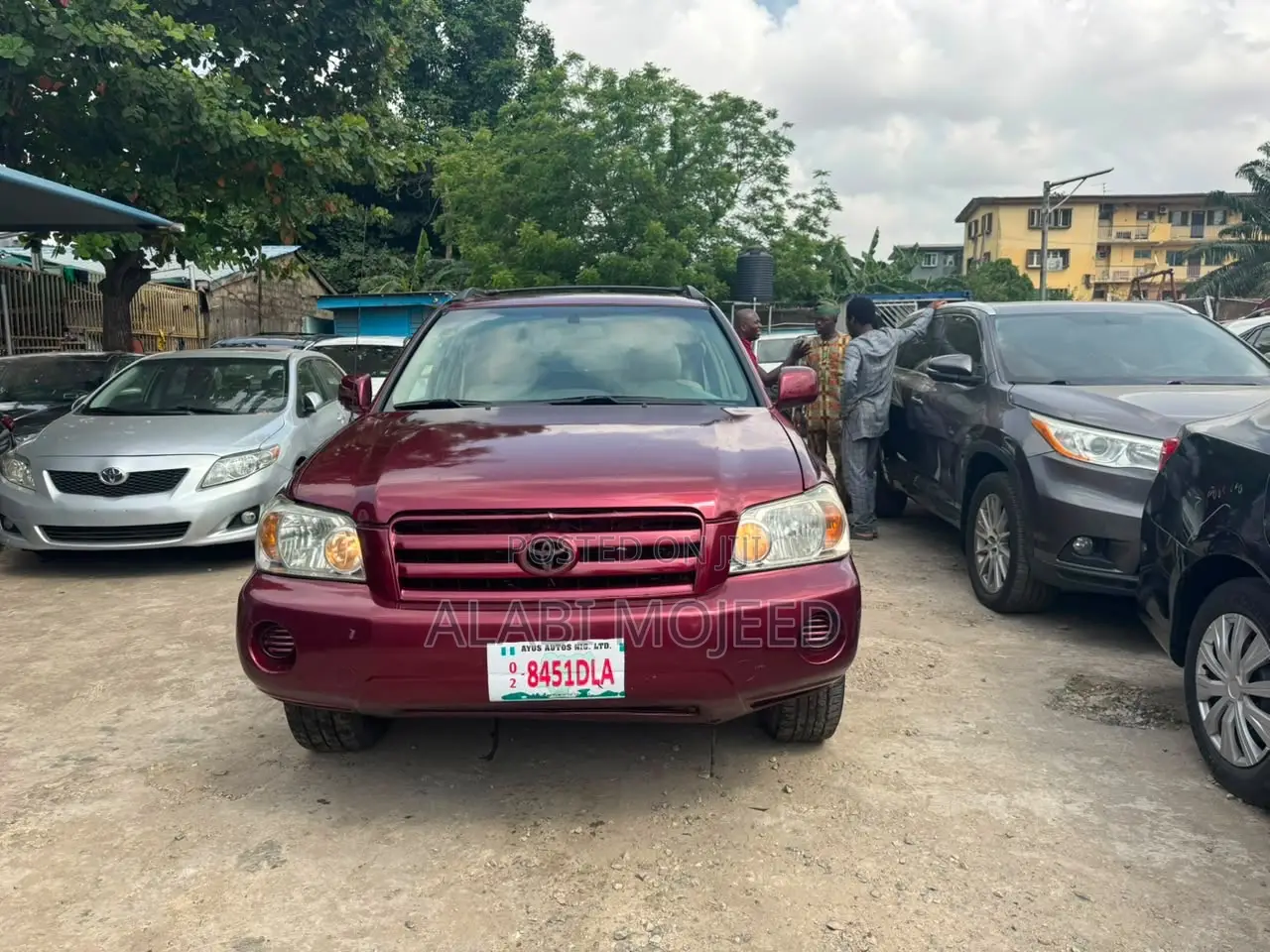 Toyota Highlander Limited V6 4x4 2004 Red