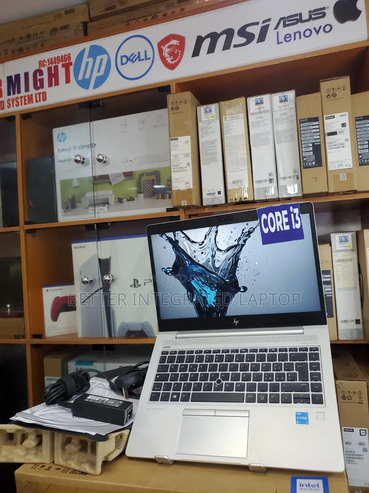 New Laptop HP EliteBook 830 4GB Intel Core i3 SSD 512GB