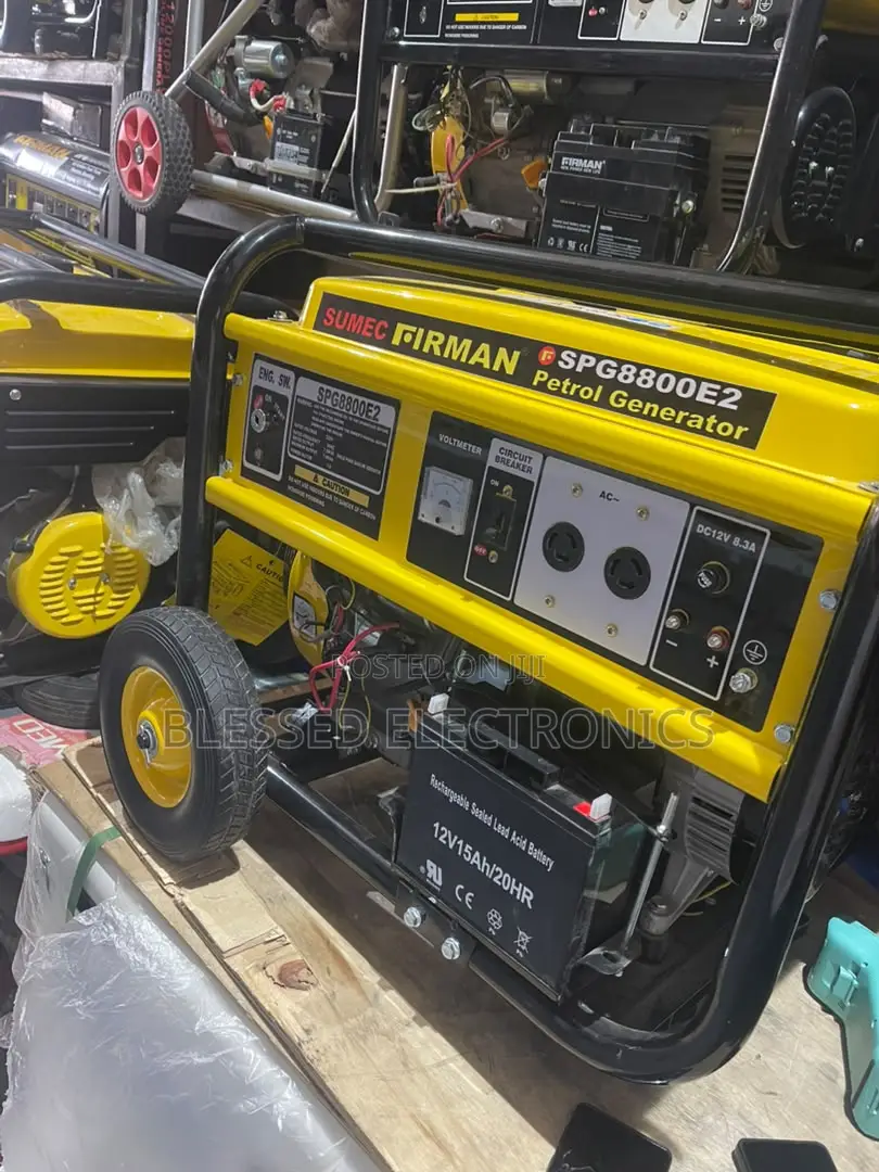 SUMEC FIRMAN 11KVA Petrol Generator 100% Copper Wire Low Fuel Consumpt