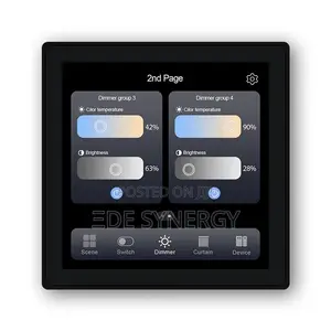 Zigbee 4"inch Smart Screen Switch Panel Smart Home Panel Tuya Wall Swi