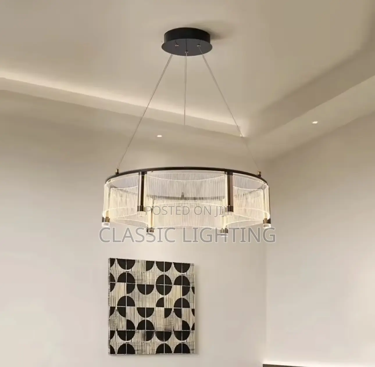 Minimalist High-End Acrylic LED Pendant Lights Modern Chandelier Light