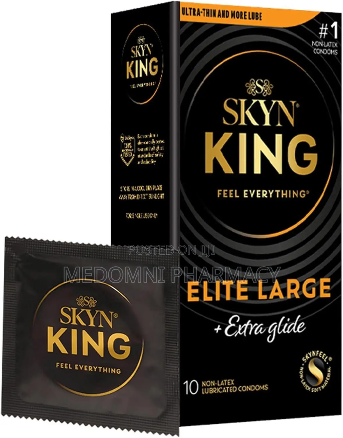 Skyn King Elite Large Condoms- 10 Counts