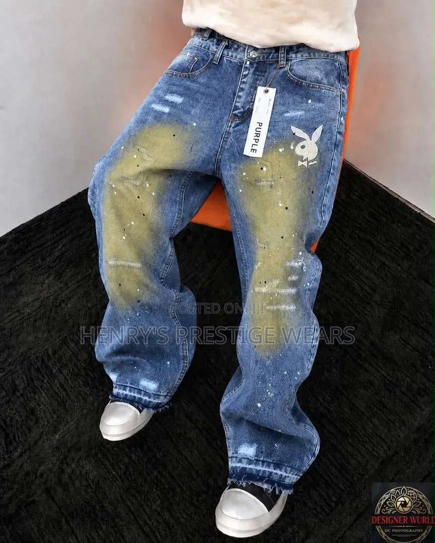 Men's Baggy Jeans – Trendy Stylish