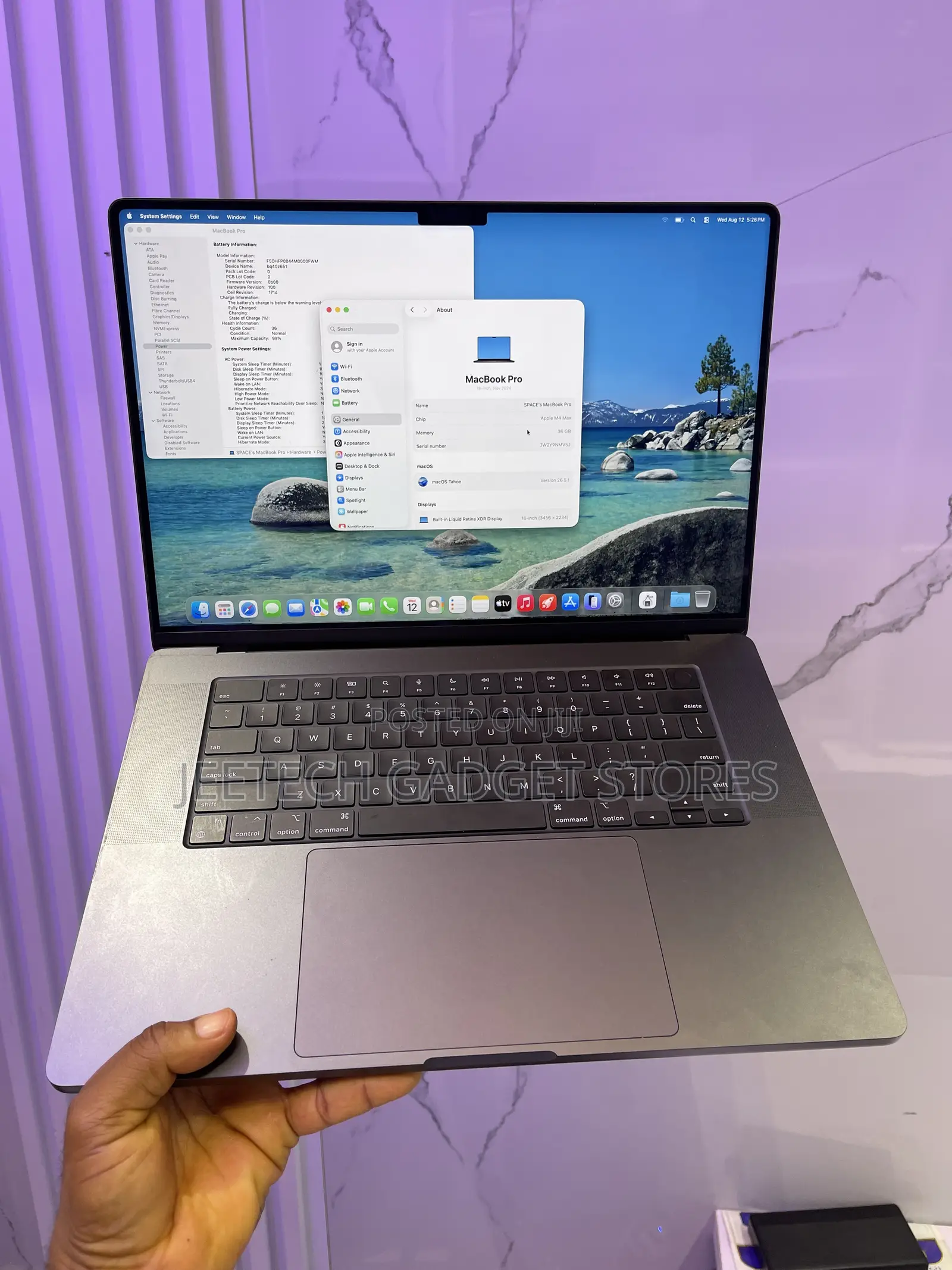 Laptop Apple MacBook Pro 2024 M4 Max 36GB Apple M4 Max SSD 1T