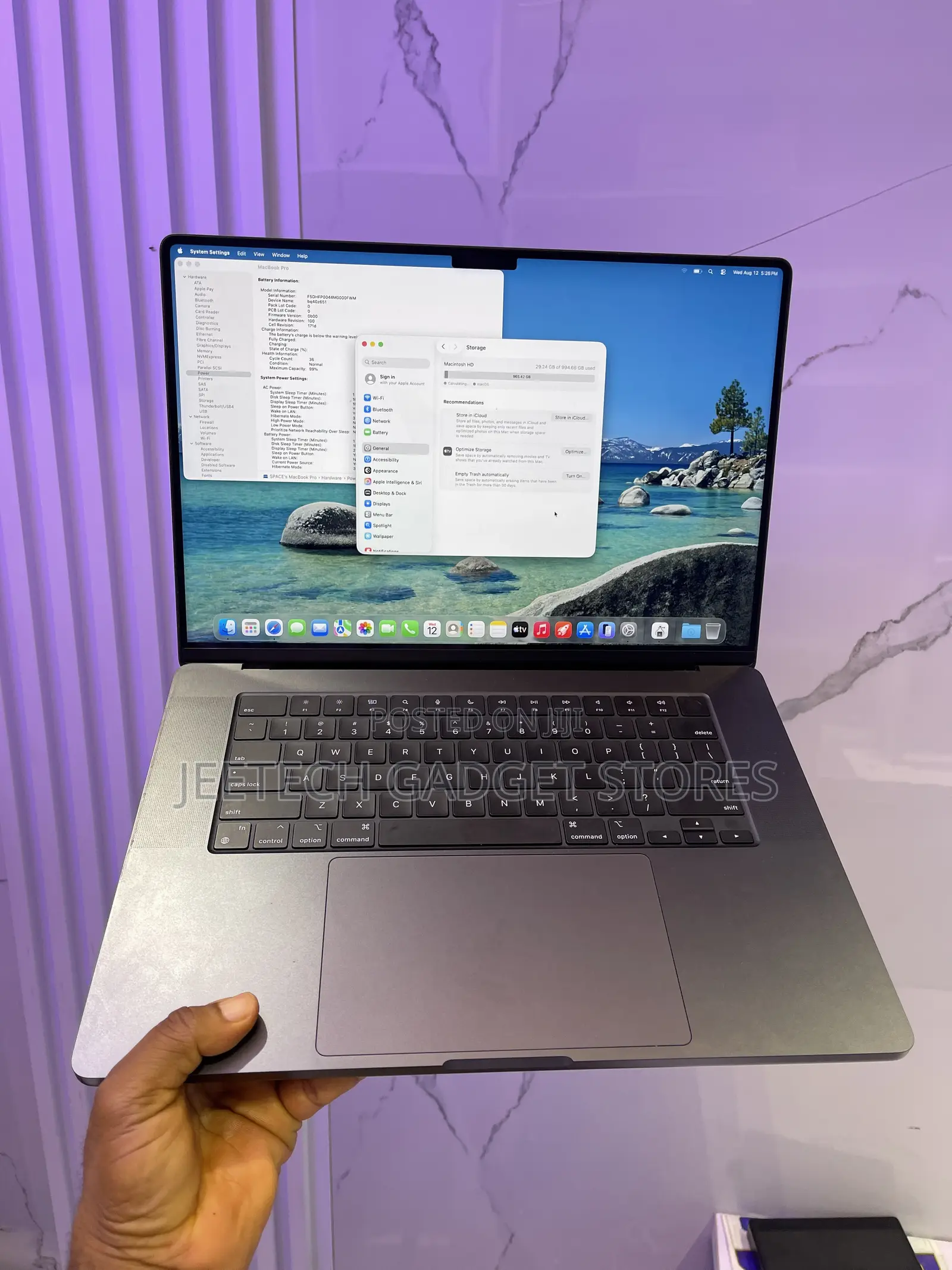 Laptop Apple MacBook Pro 2024 M4 Max 36GB Apple M4 Max SSD 1T