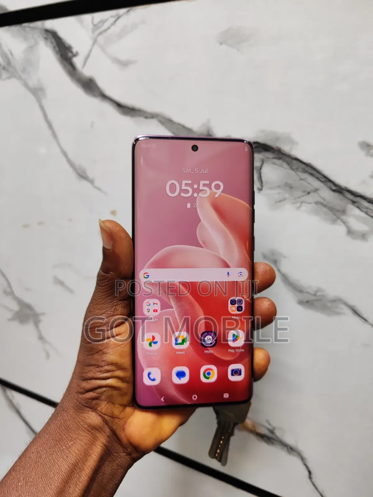 Motorola Edge 60 Fusion 256 GB Pink