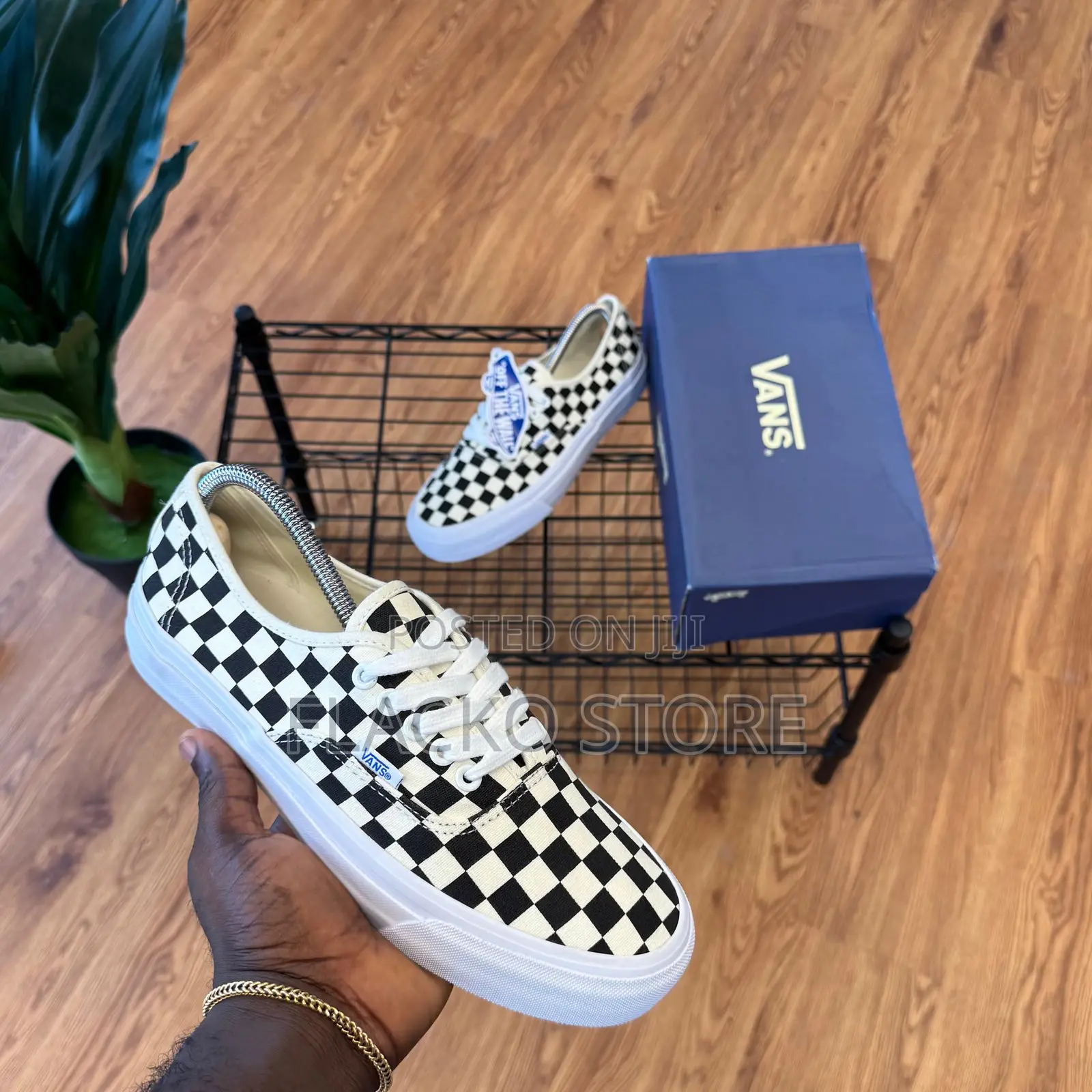 Original Vans Premium Lx Authentic Reissue 44 Checker Board Sneakers