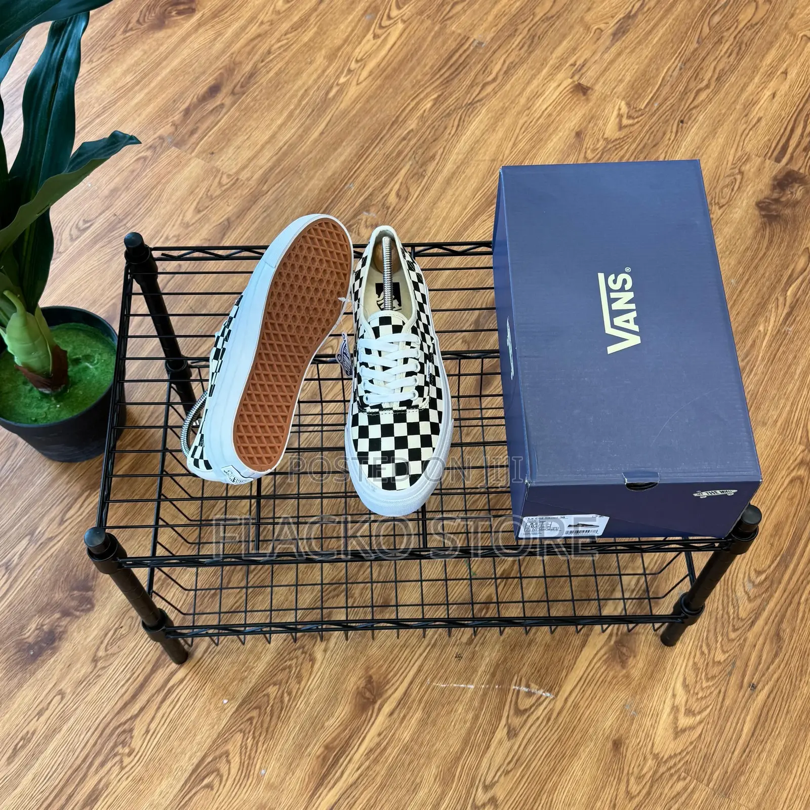 Original Vans Premium Lx Authentic Reissue 44 Checker Board Sneakers