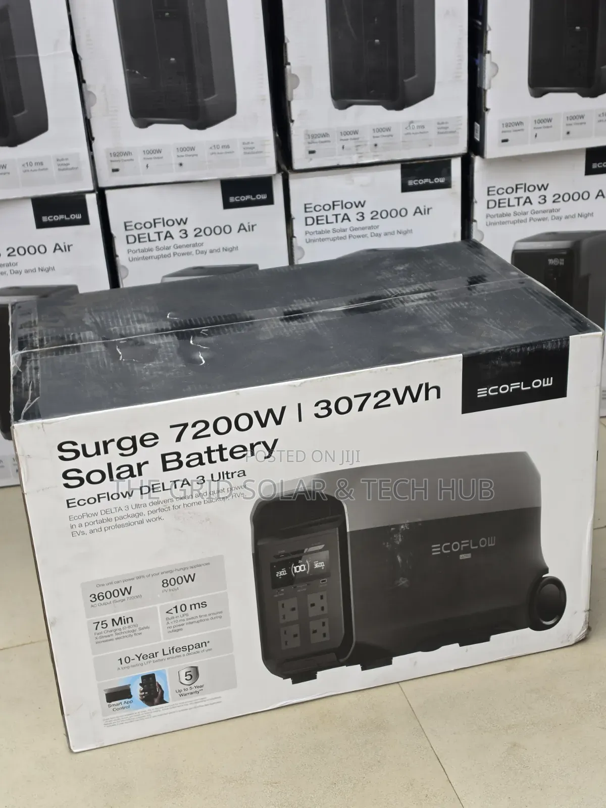 EcoFlow DELTA 3 Ultra Portable Power Station (3600W | 3072Wh)