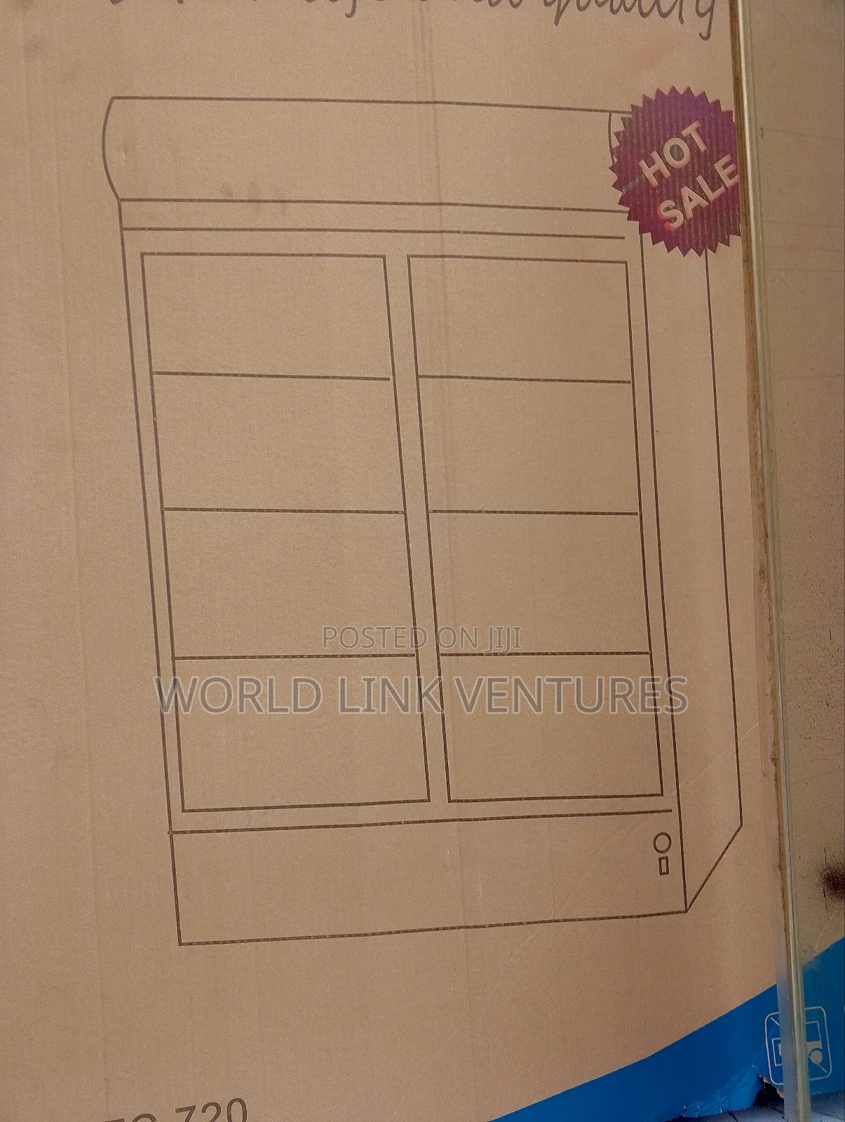 TEKNO Cool Double Door Standing Show Glas Chiller