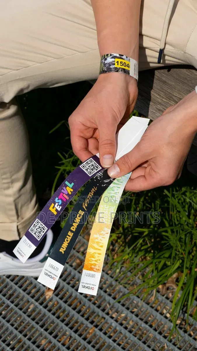 Event Wrist Tags Printings