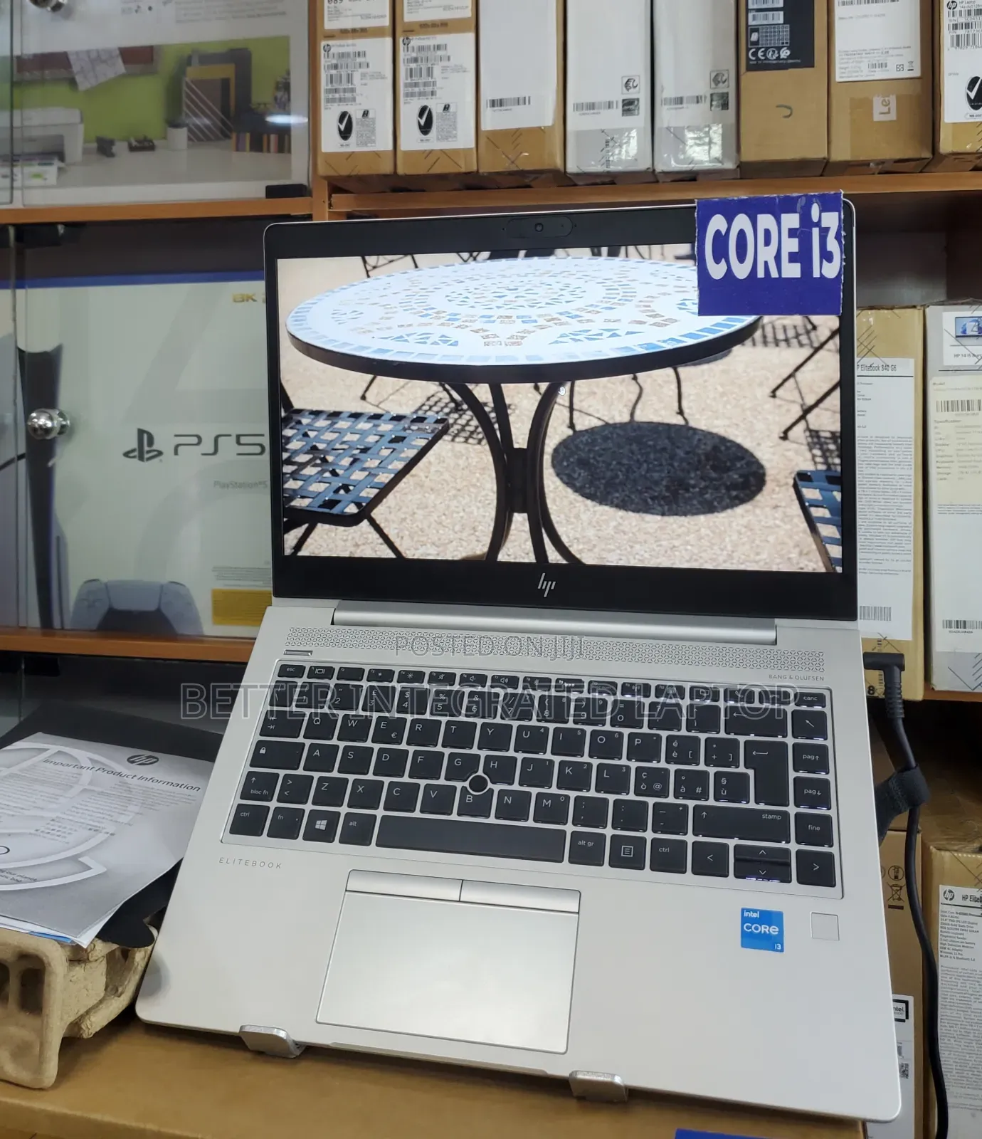 New Laptop HP EliteBook 820 G3 8GB Intel Core i3 SSD 512GB