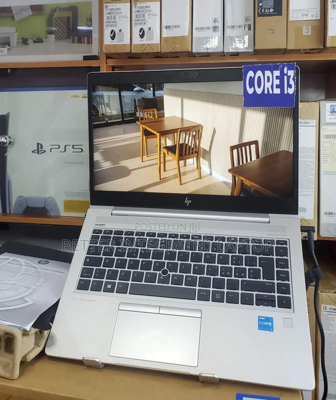 New Laptop HP EliteBook 820 G3 8GB Intel Core i3 SSD 512GB