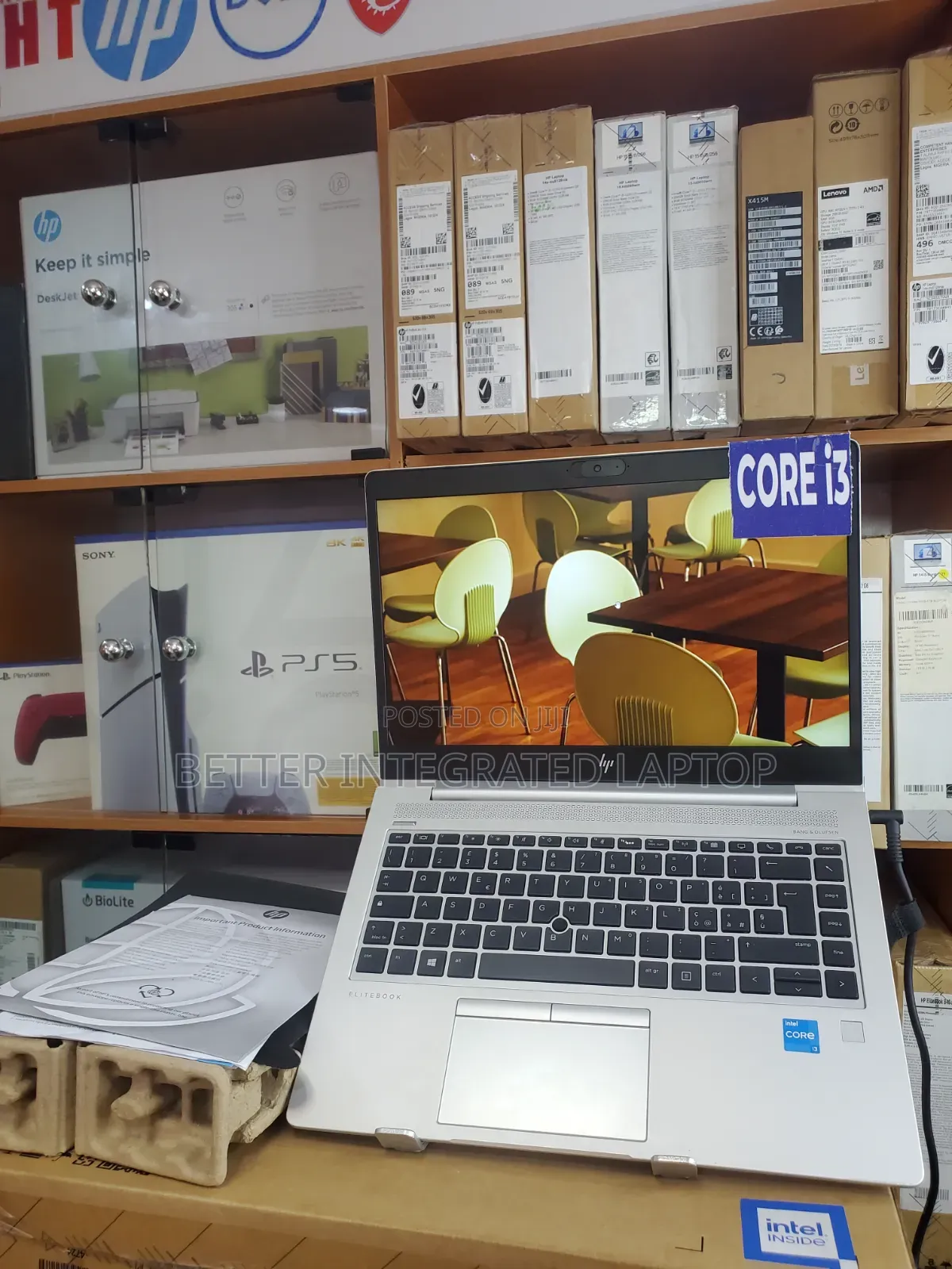 New Laptop HP EliteBook 820 G3 12GB Intel Core i3 SSD 512GB