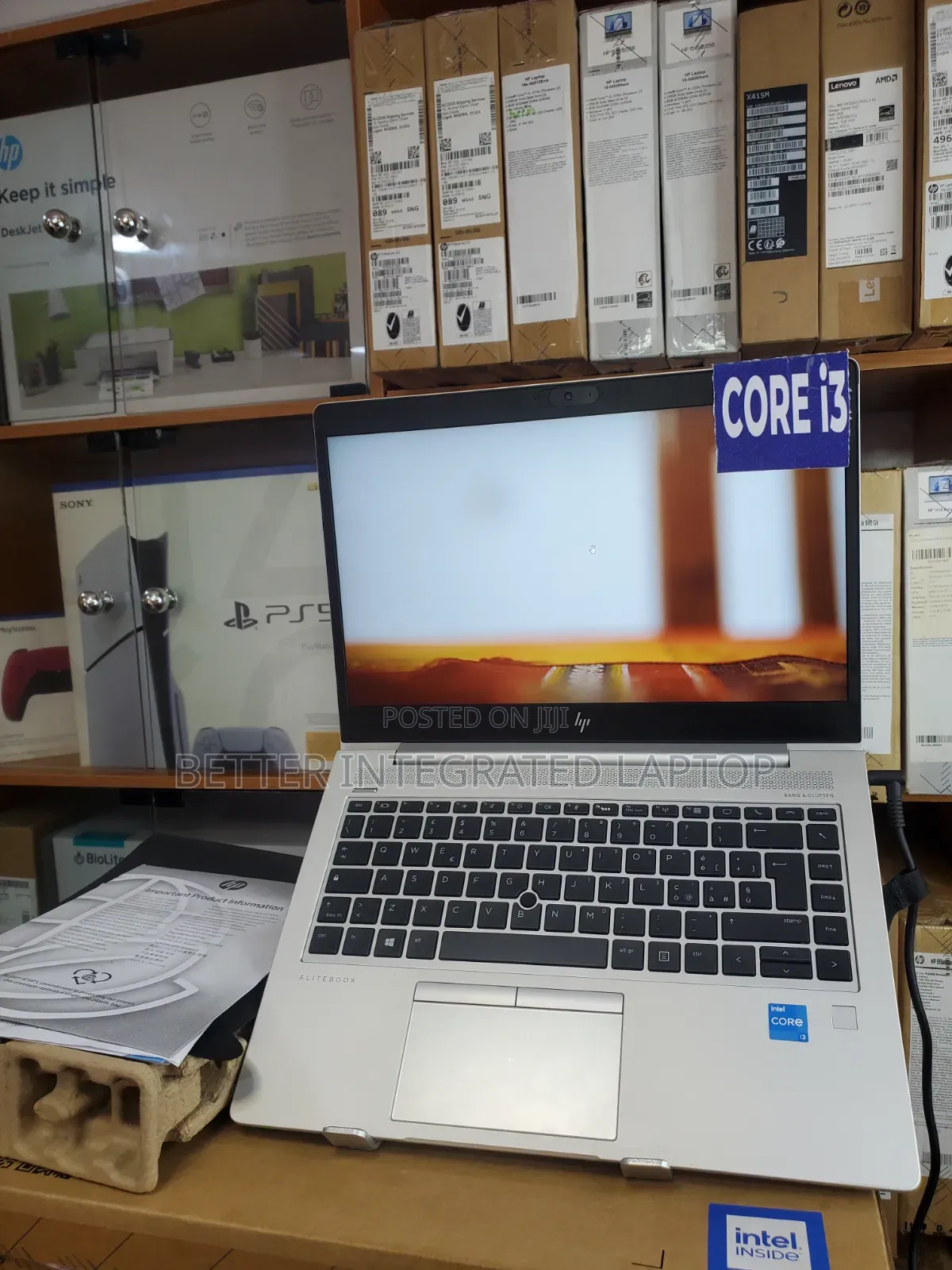 New Laptop HP EliteBook 820 G3 12GB Intel Core i3 SSD 512GB