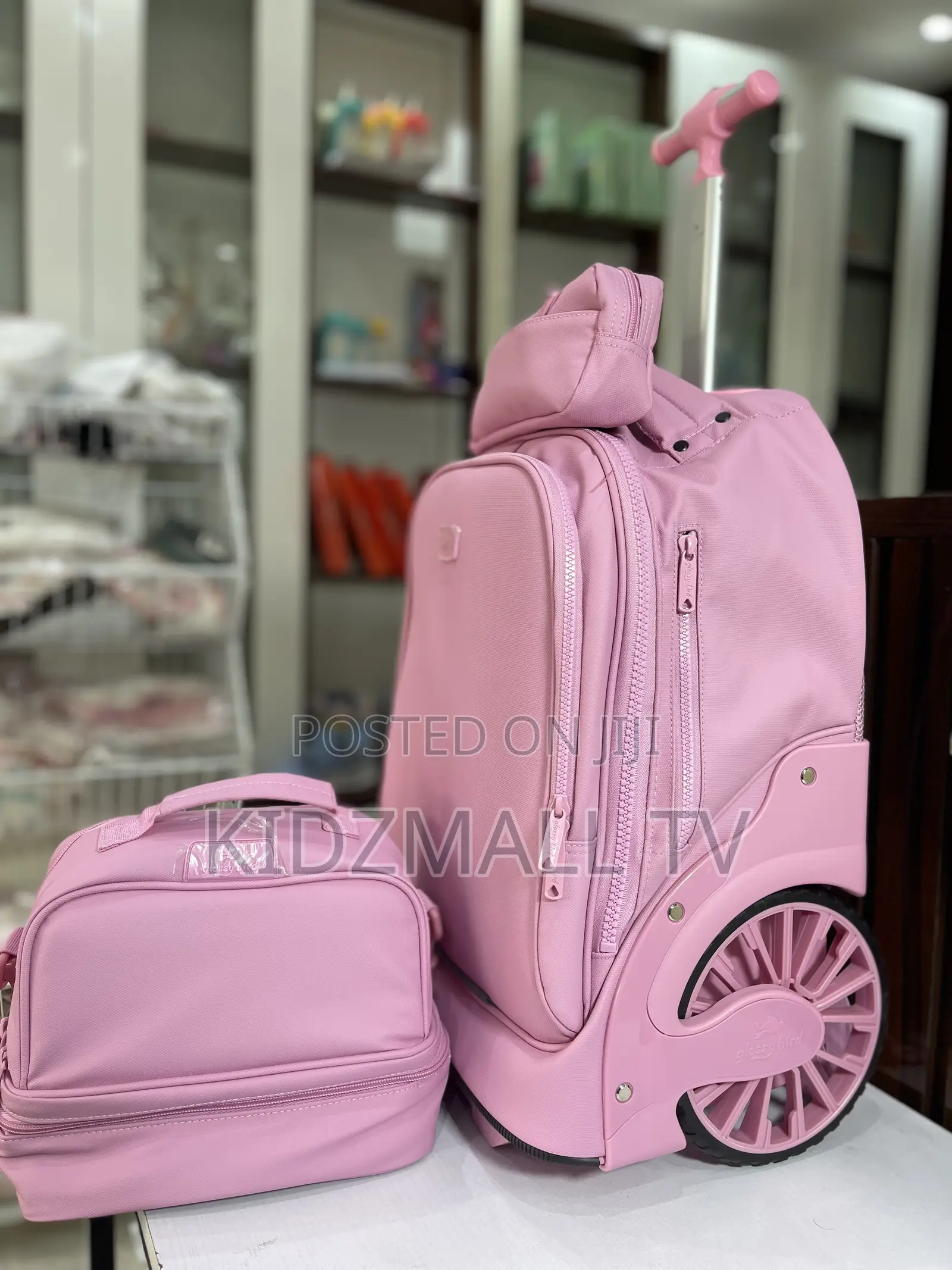 Glossy Bird School Backpack for Kids