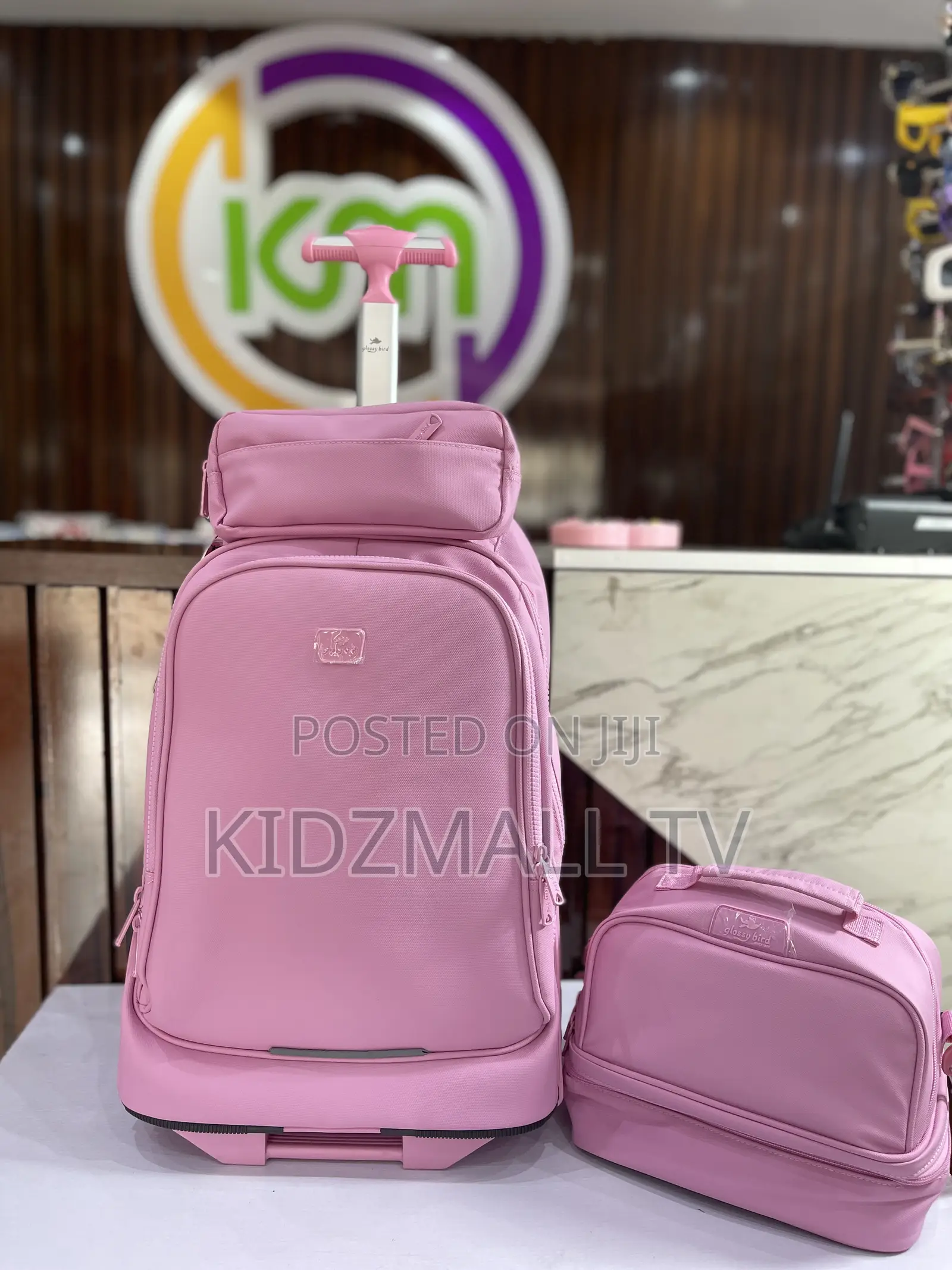 Glossy Bird School Backpack for Kids