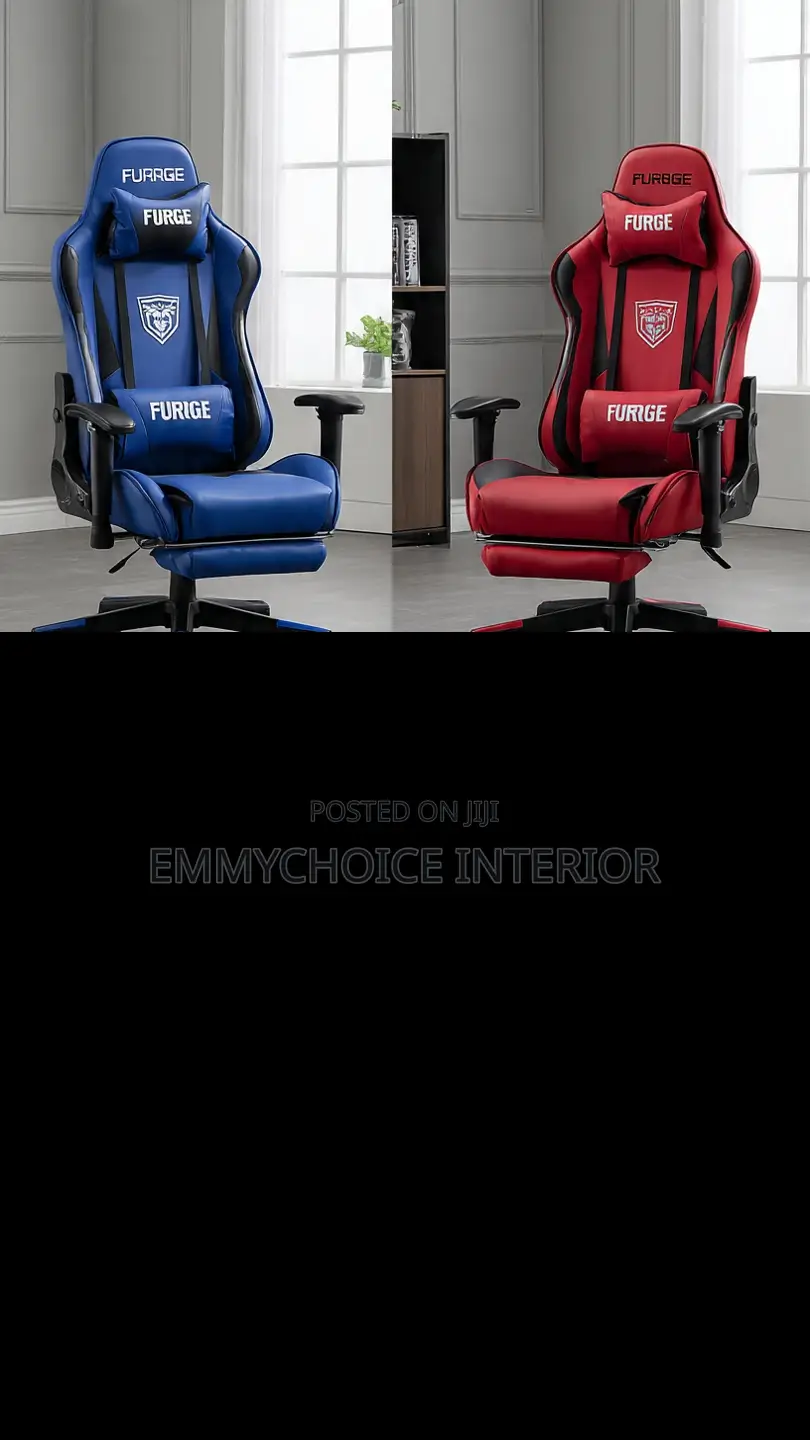 Furgue Gaming Chairs With Footrest