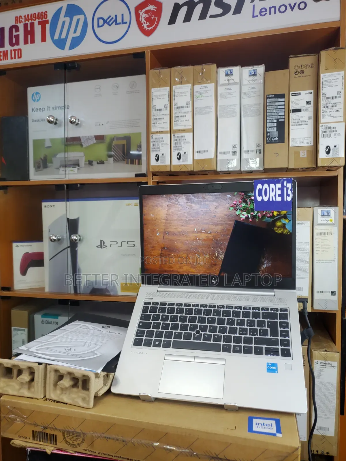 New Laptop HP EliteBook 820 G3 16GB Intel Core i3 SSD 512GB