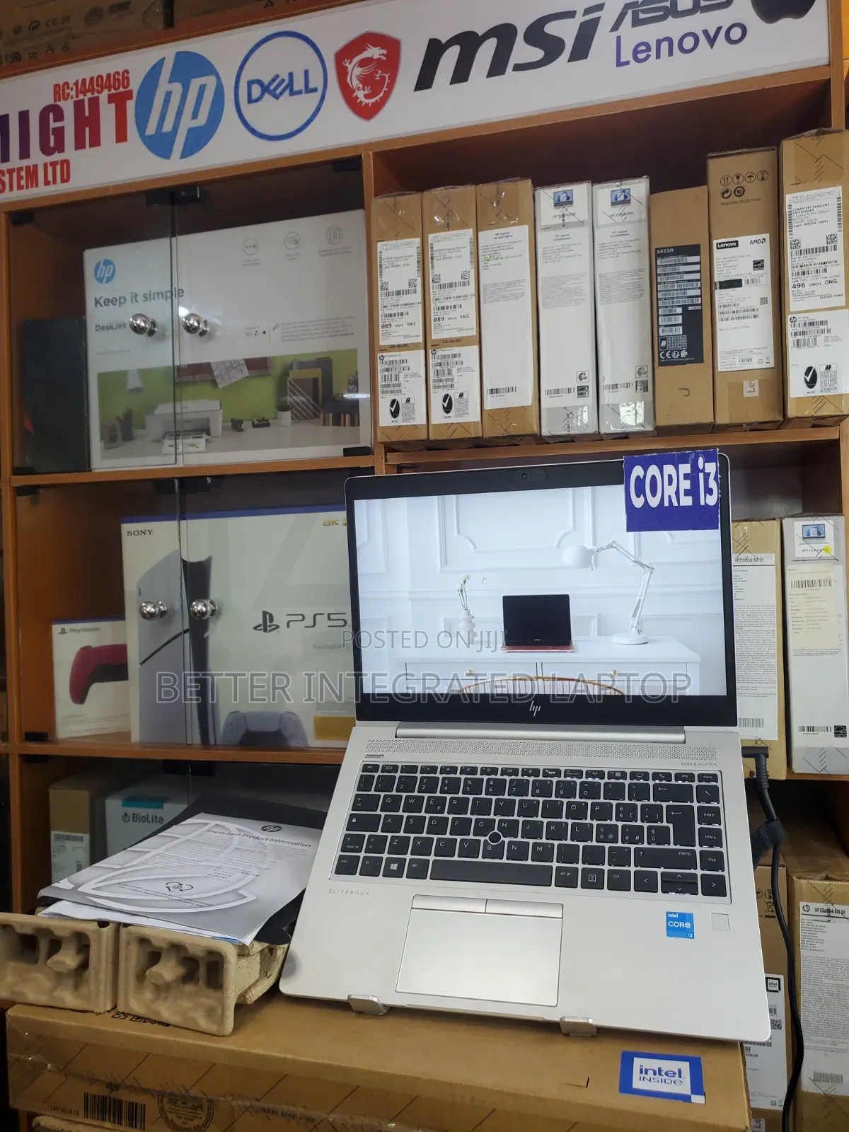 New Laptop HP EliteBook 830 G6 4GB Intel Core i3 SSD 256GB