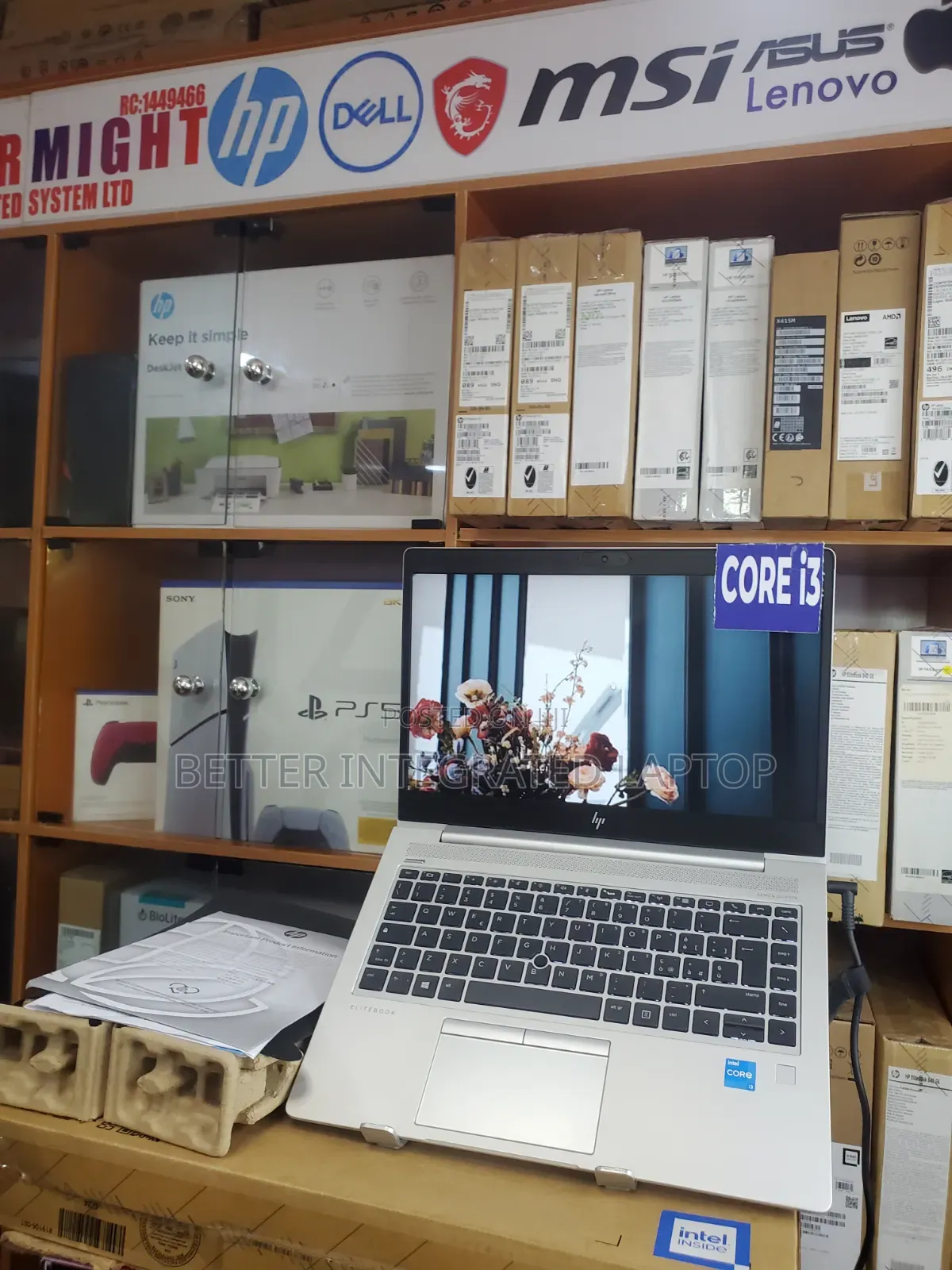 New Laptop HP EliteBook 830 G6 8GB Intel Core i3 SSD 256GB