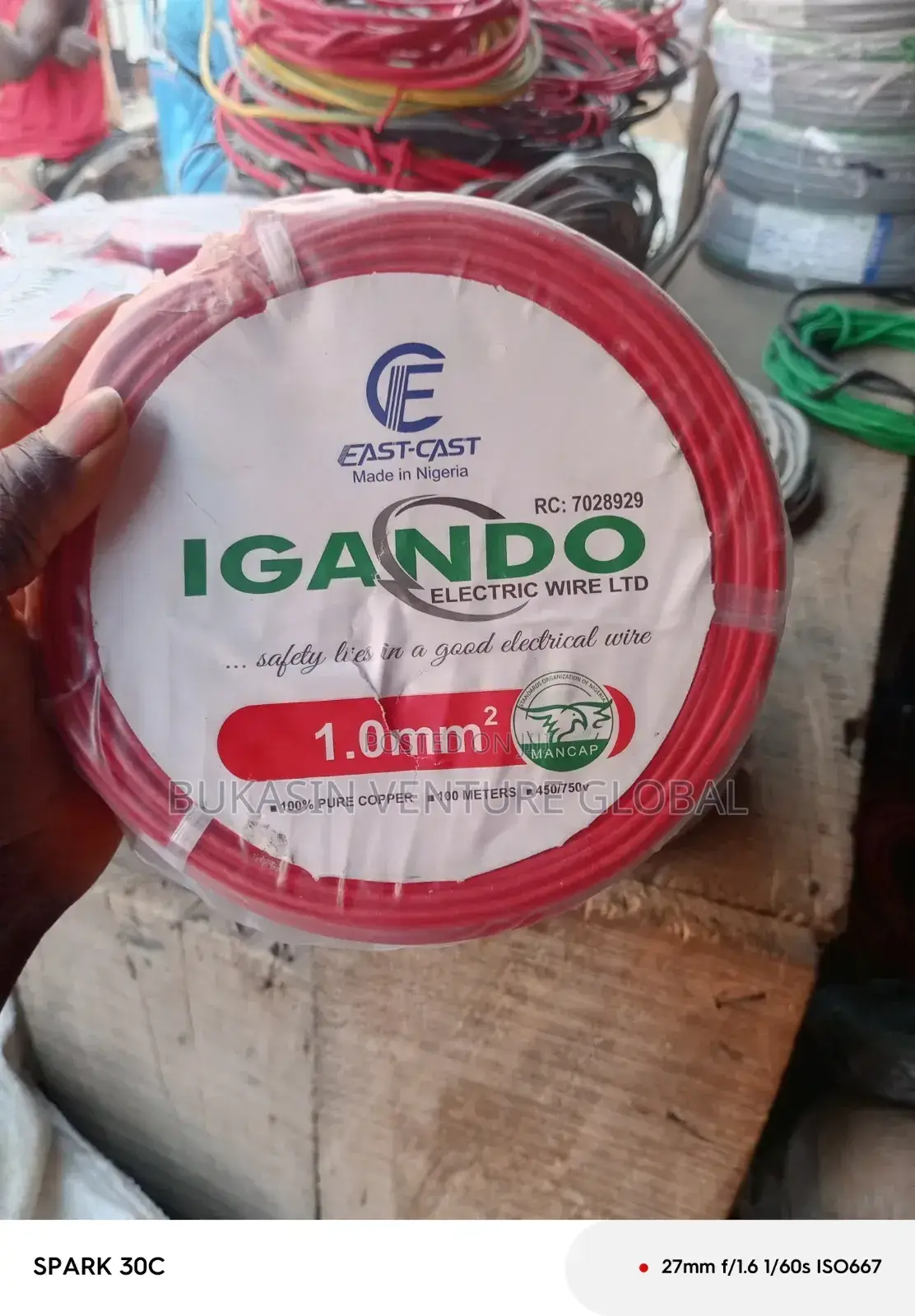 1mm Single Nigeria Wire Available in Any Size