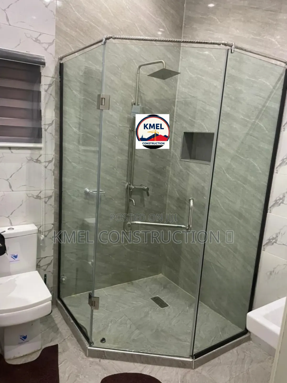 Luxury Tempered Shower Screen.
