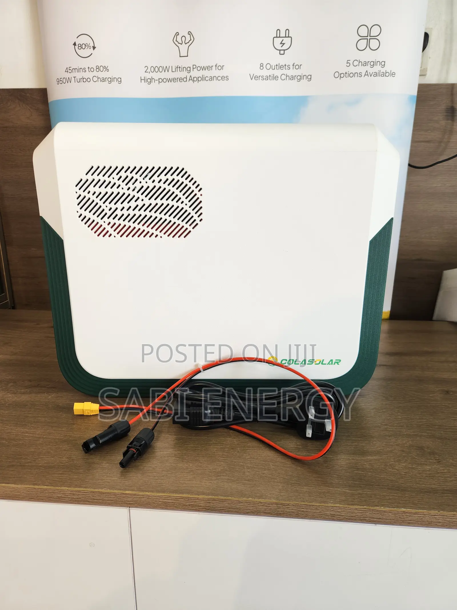 Cola 3600 Colar Solar Power Generator