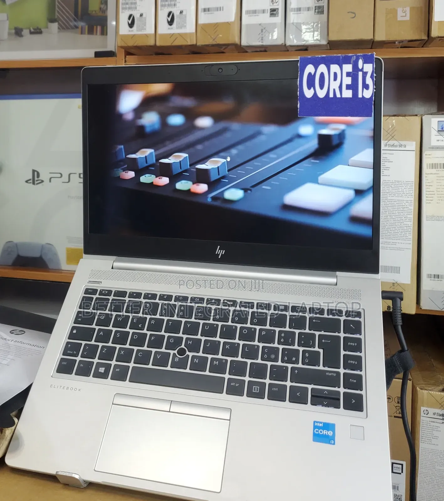New Laptop HP EliteBook 830 G6 12GB Intel Core i3 SSD 256GB