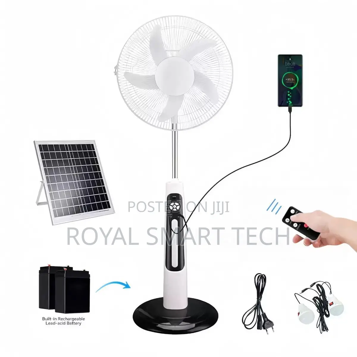 Standing Fan ( Rechargeable Solar)