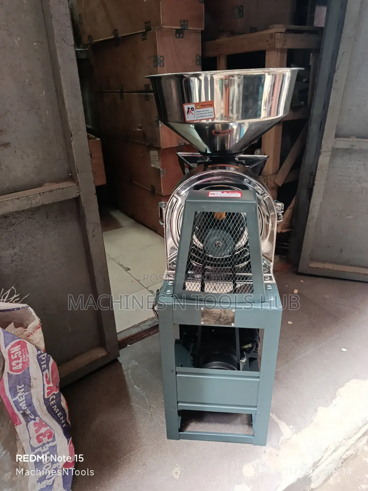 Stainless Steel Hammer Mill / Dry Grinding Machine