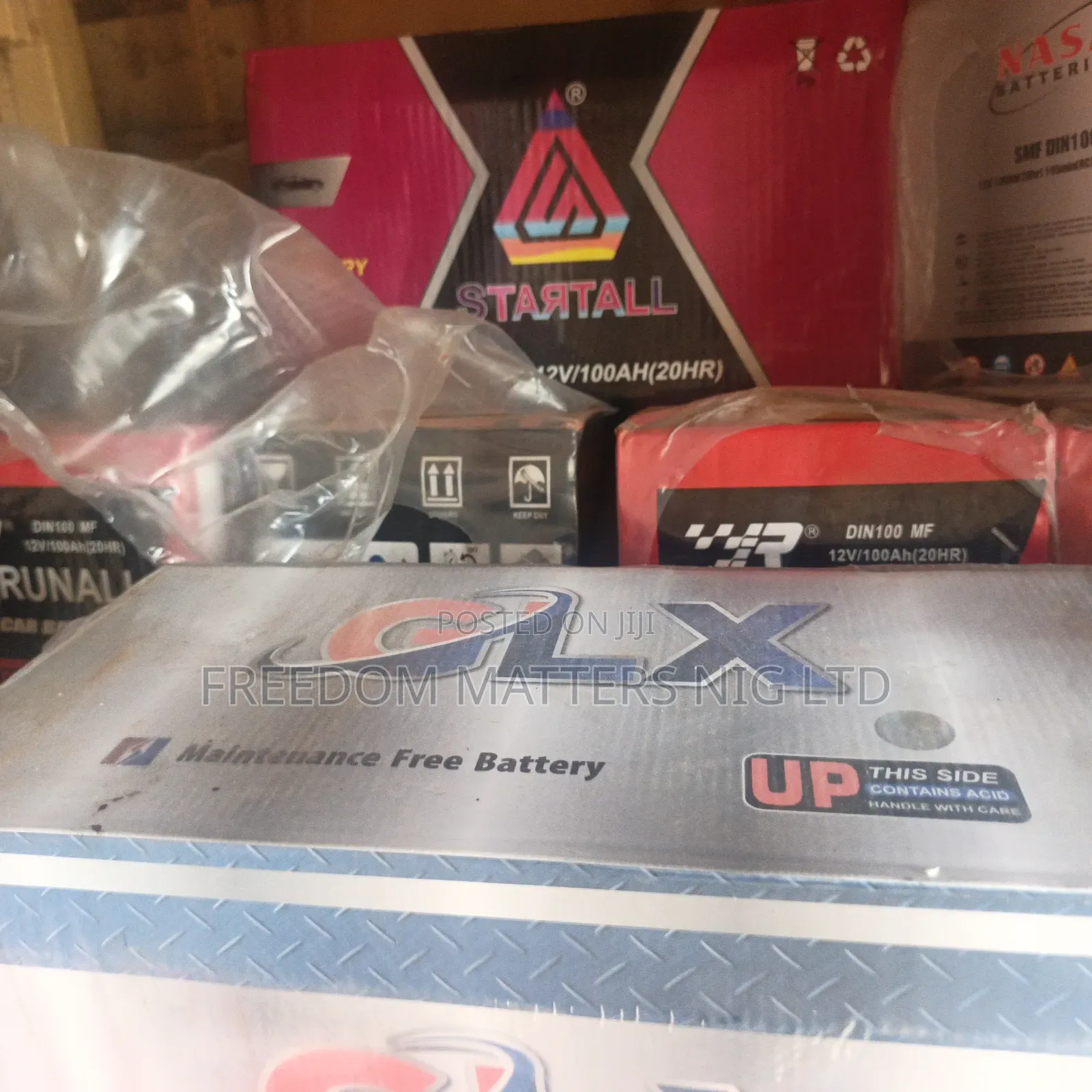 GLX 100 Ahm Car Battery
