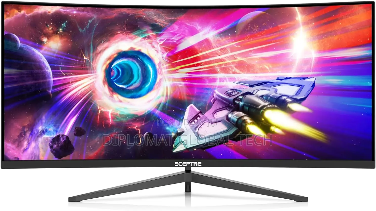 Sceptre 34-Inch Curved Ultrawide WQHD Monitor Built-in Speakers