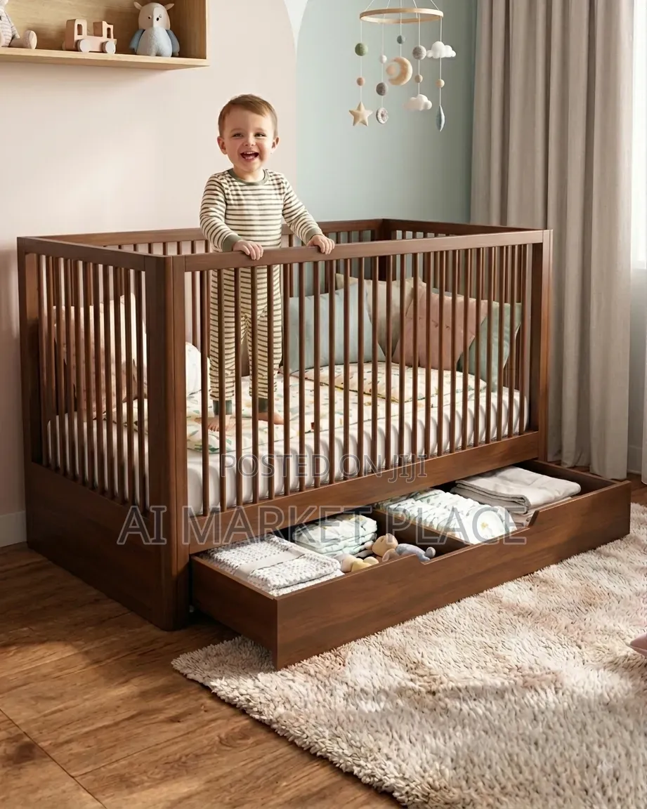 Modern Baby Crib/Cot