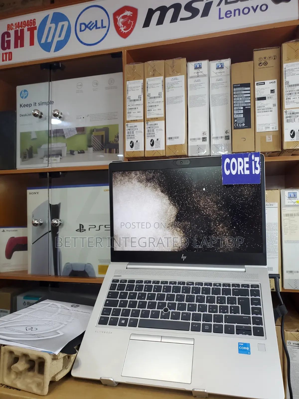 New Laptop HP EliteBook 830 G6 4GB Intel Core i3 SSD 512GB