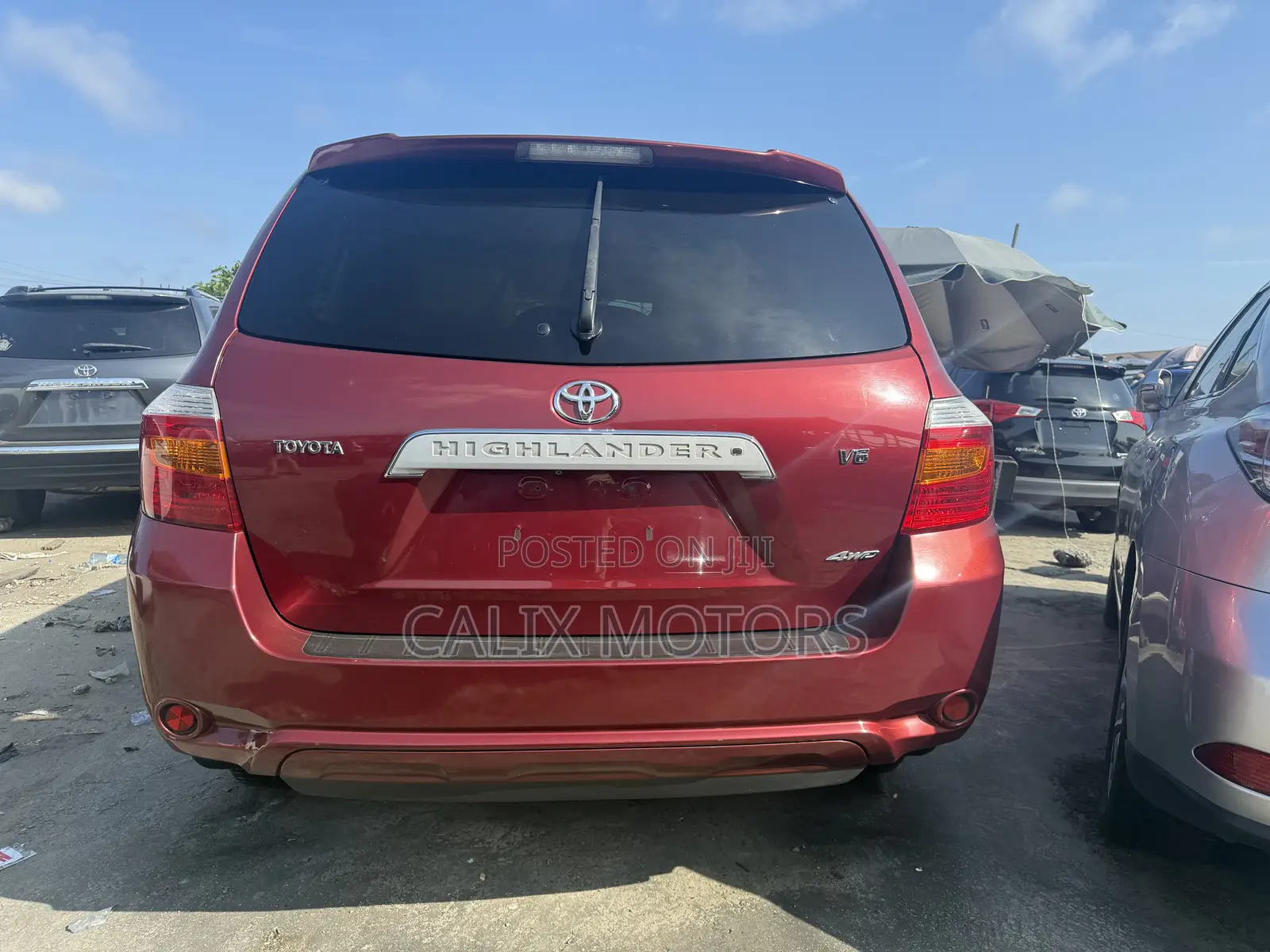 Toyota Highlander 2009 Red