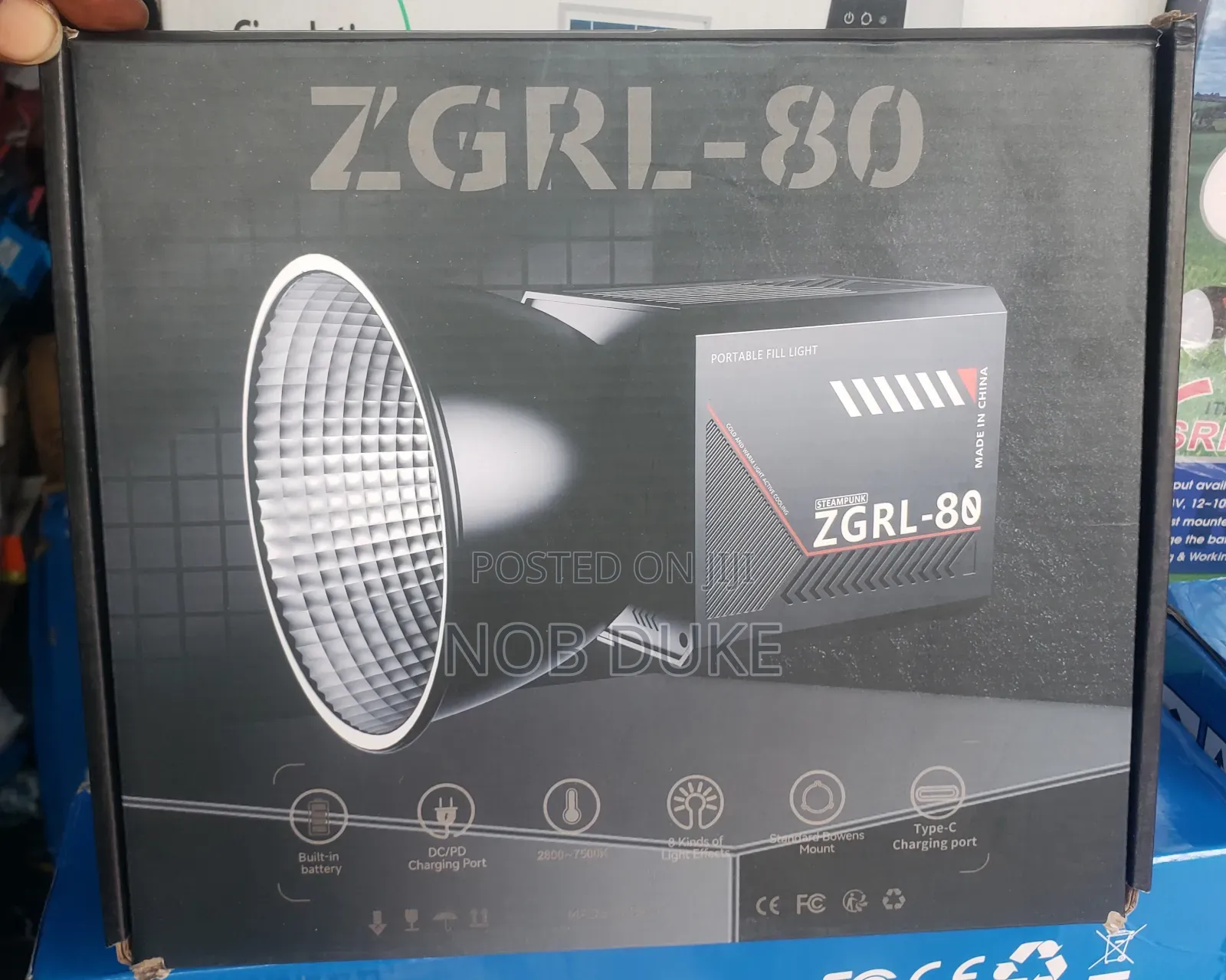 LED LITE ZGRL-80 Cob Photography Light