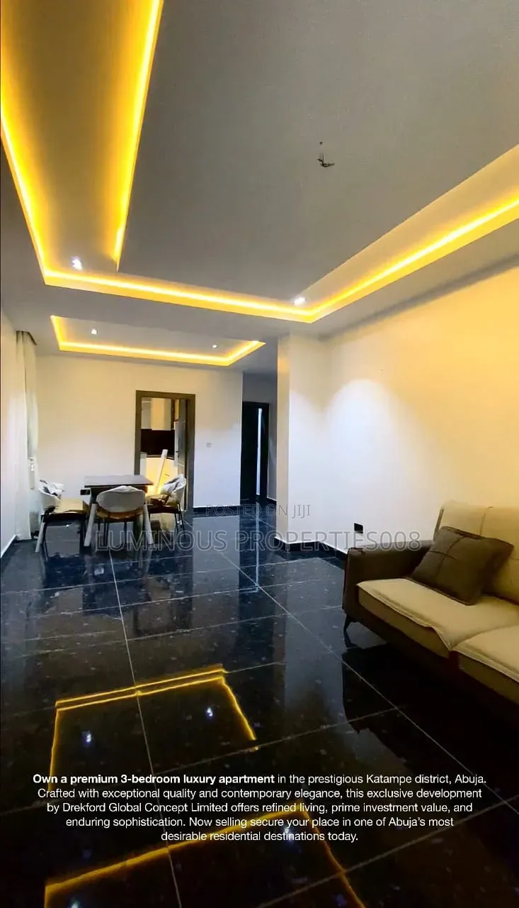 3bdrm Apartment in Tangerine Estate, Katampe (Main) for sale