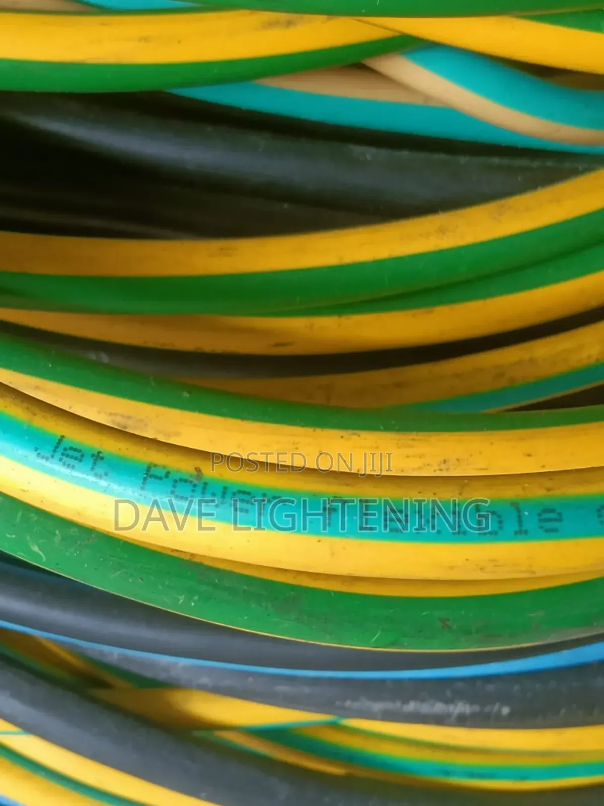 1x35mm Green/Yellow Flexible Cable Full Gauge
