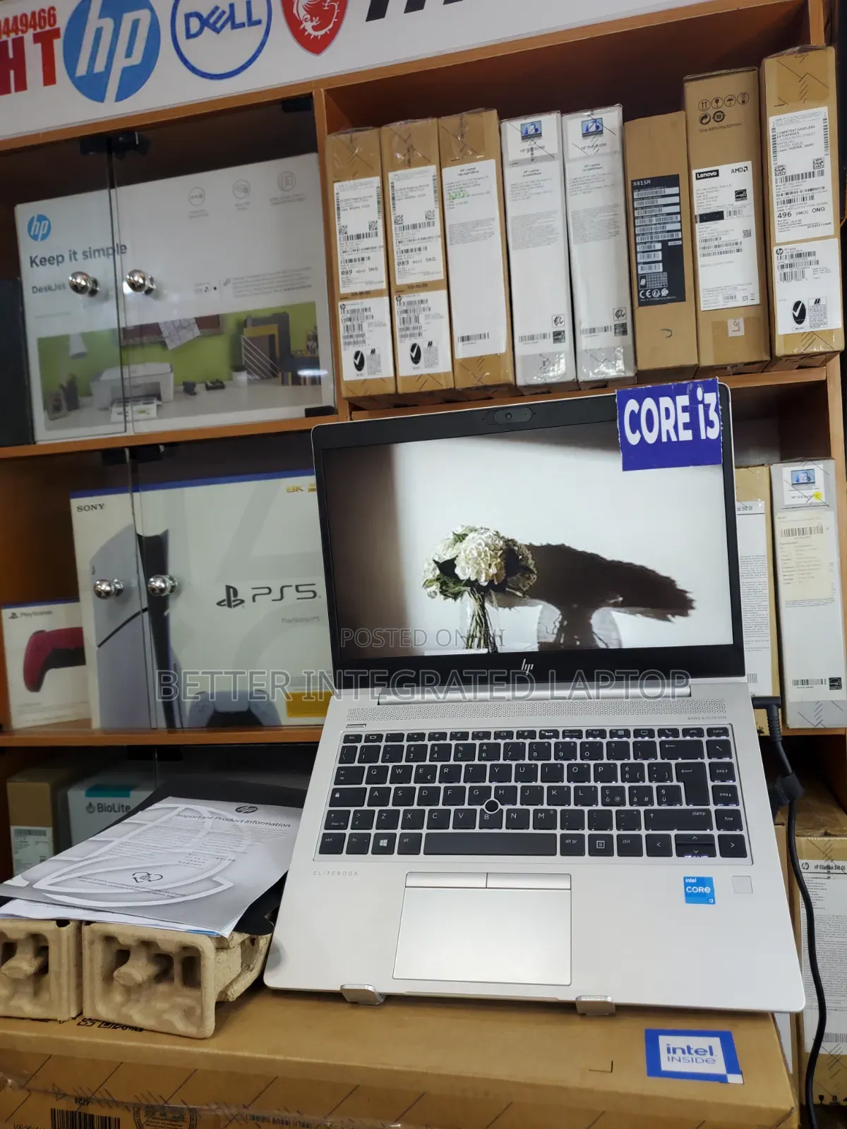 New Laptop HP EliteBook 840 4GB Intel Core i3 SSD 256GB