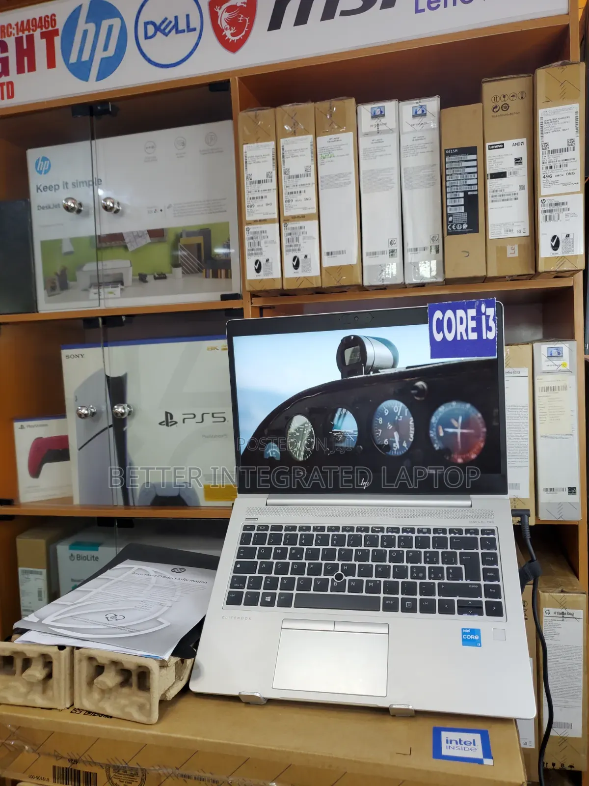 New Laptop HP EliteBook 840 4GB Intel Core i3 SSD 256GB
