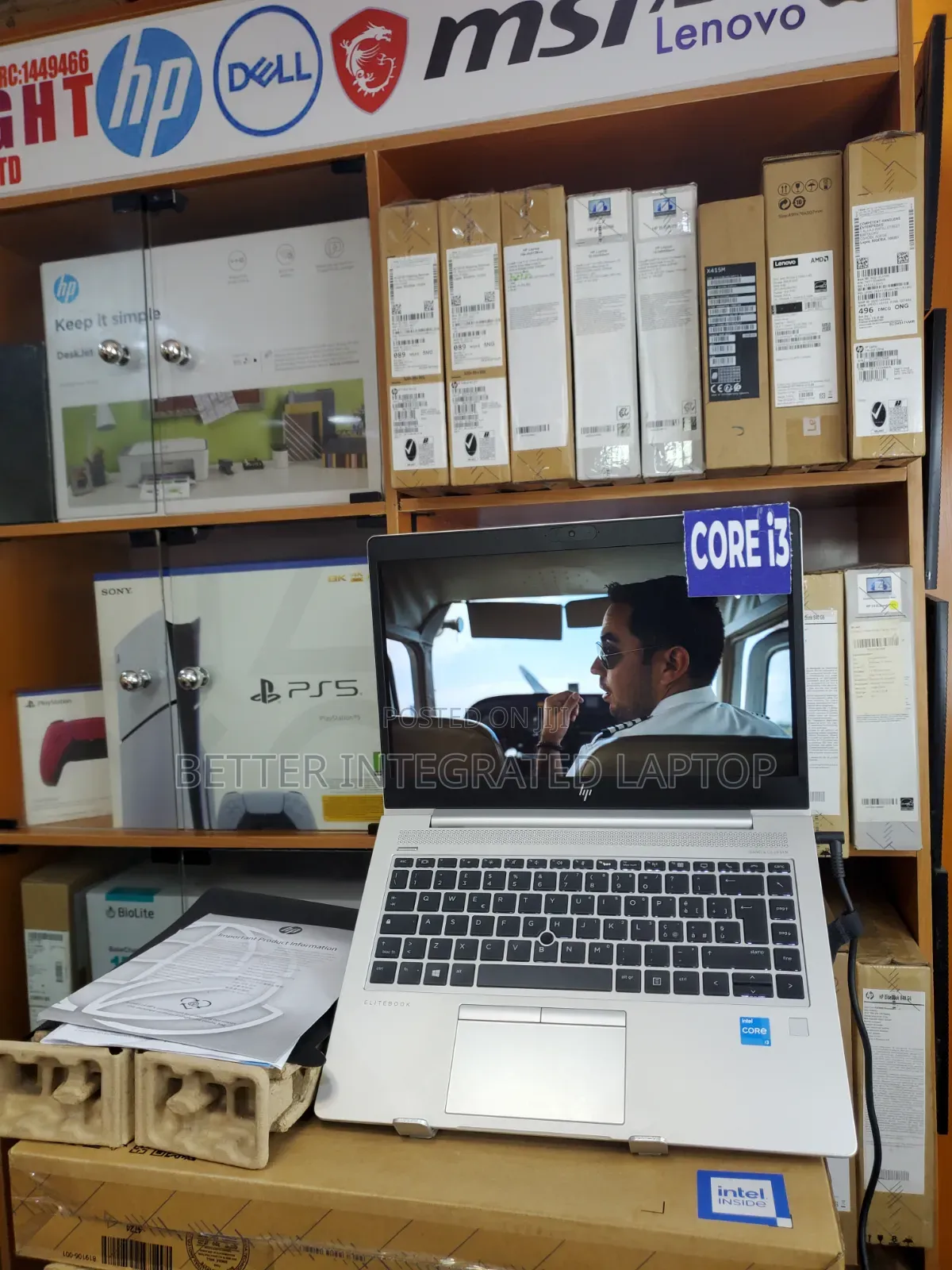New Laptop HP EliteBook 840 8GB Intel Core i3 SSD 256GB