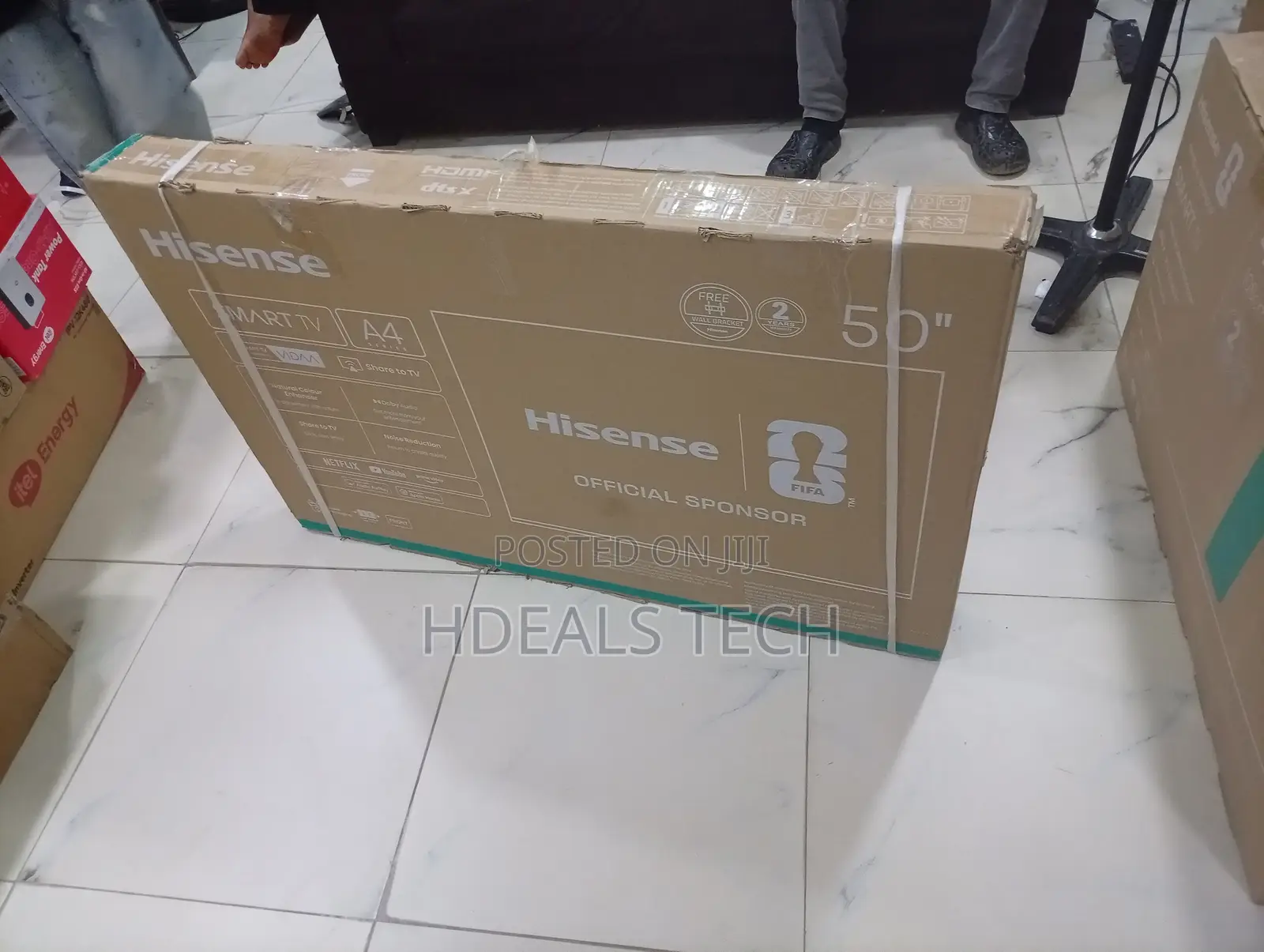 Hisense 50" Smart TV – Alexa-Enabled, Uhd