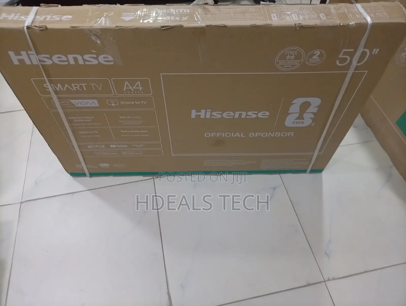 Hisense 50" Smart TV – Alexa-Enabled, Uhd