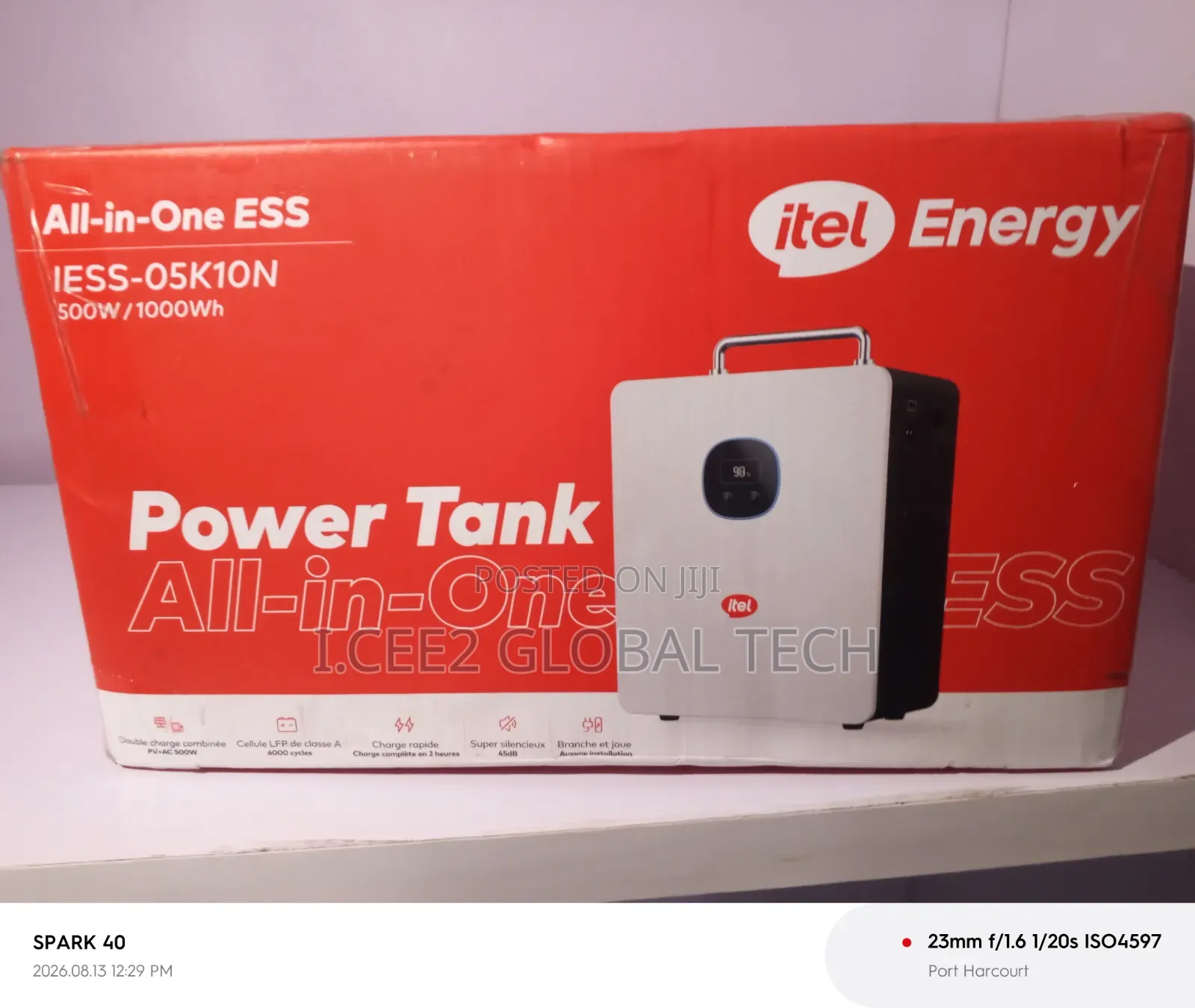 500-1000w Itel Power Tank