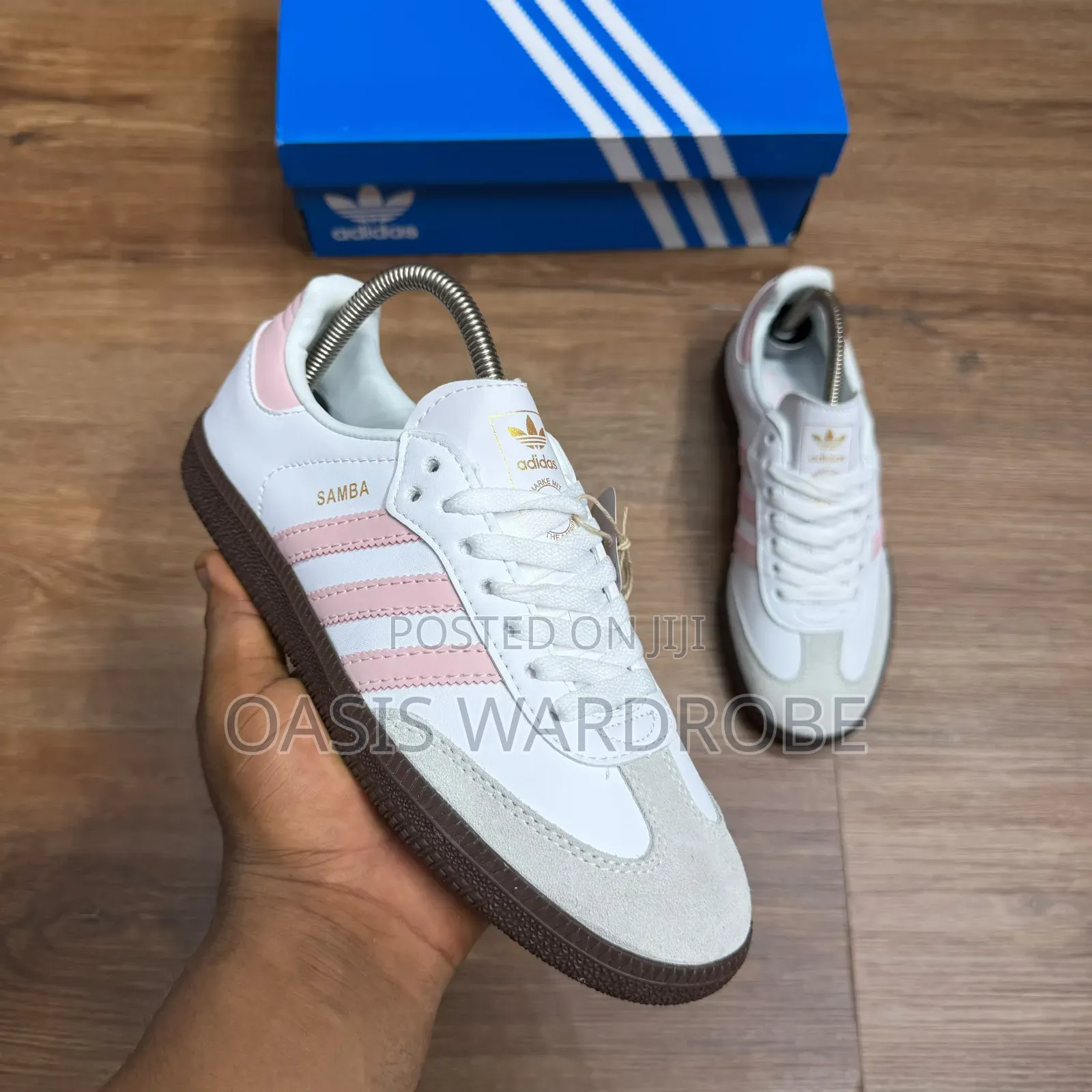 Adidas OG Samba White Clear Pink Gum Sneakers