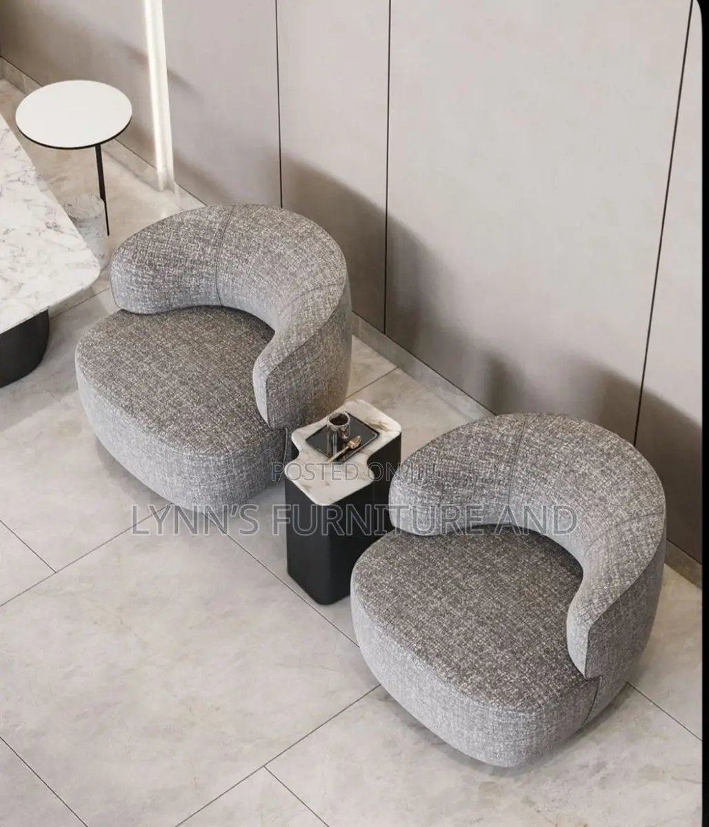 Well Padded Single Chair With Foreign Fabric and Very Good Finishing
