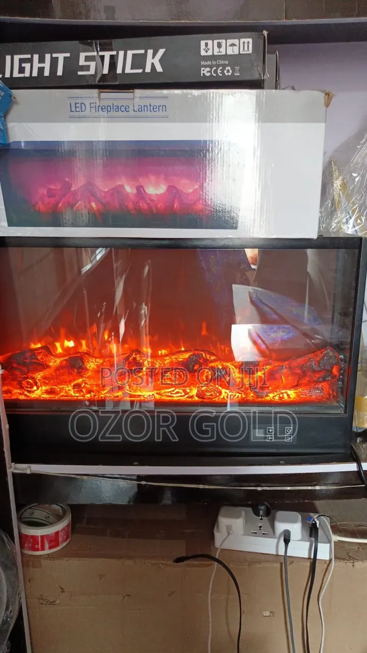 TV Console Fireplace
