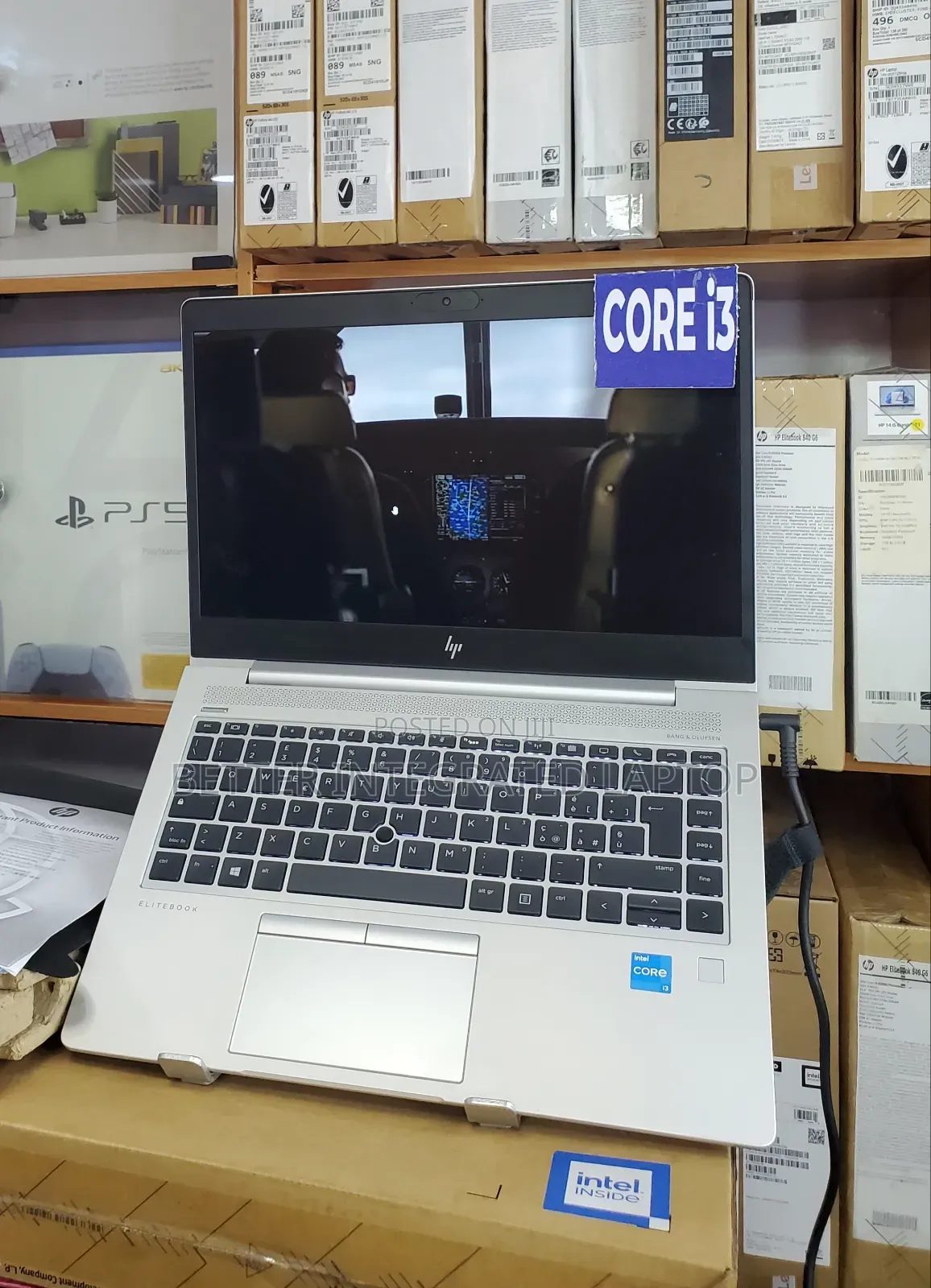 New Laptop HP EliteBook 840 16GB Intel Core i3 SSD 256GB