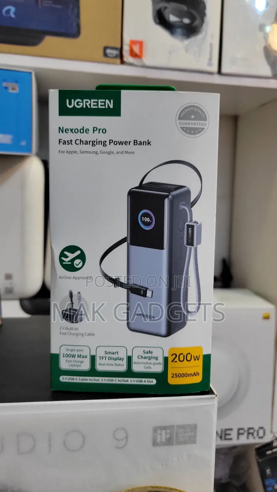 Ugreen Nexode Power Bank 25000mAh 200W Laptop Portable Charger